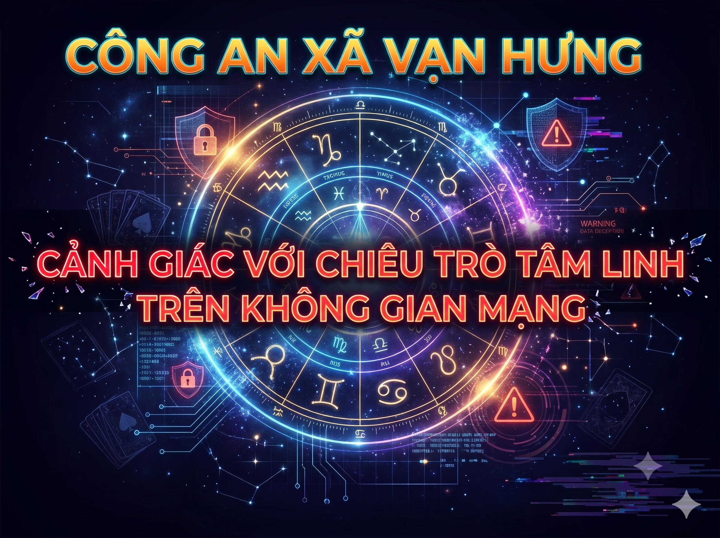 Công an xã Vạn Hưng: Cảnh giác với chiêu trò tâm linh trên không gian mạng