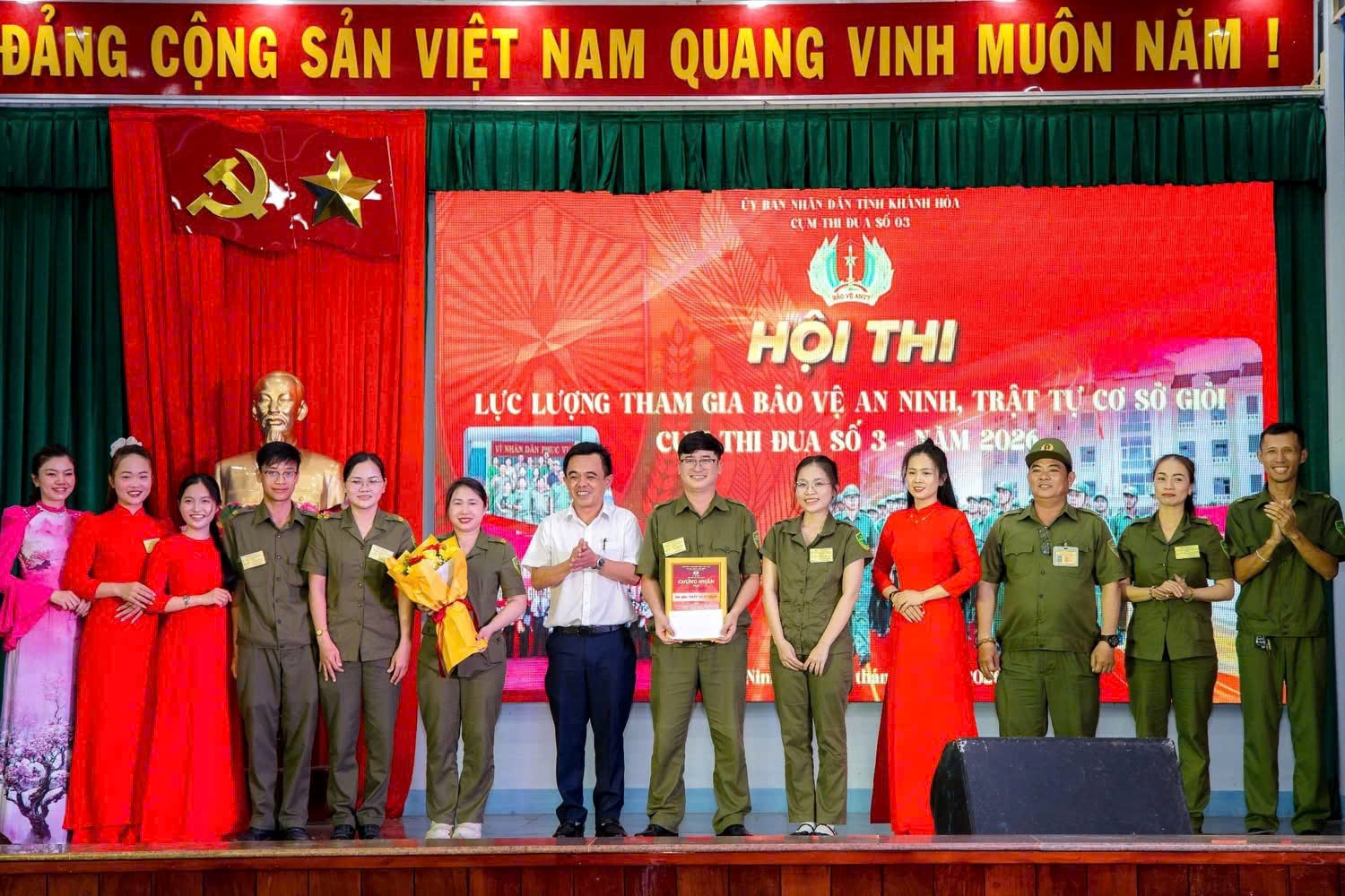 Dấu ấn phụ nữ Công an xã Vạn Ninh tại “Hội thi lực lượng tham gia bảo vệ An ninh trật tự ở cơ sở giỏi tỉnh Khánh Hòa” năm 2026