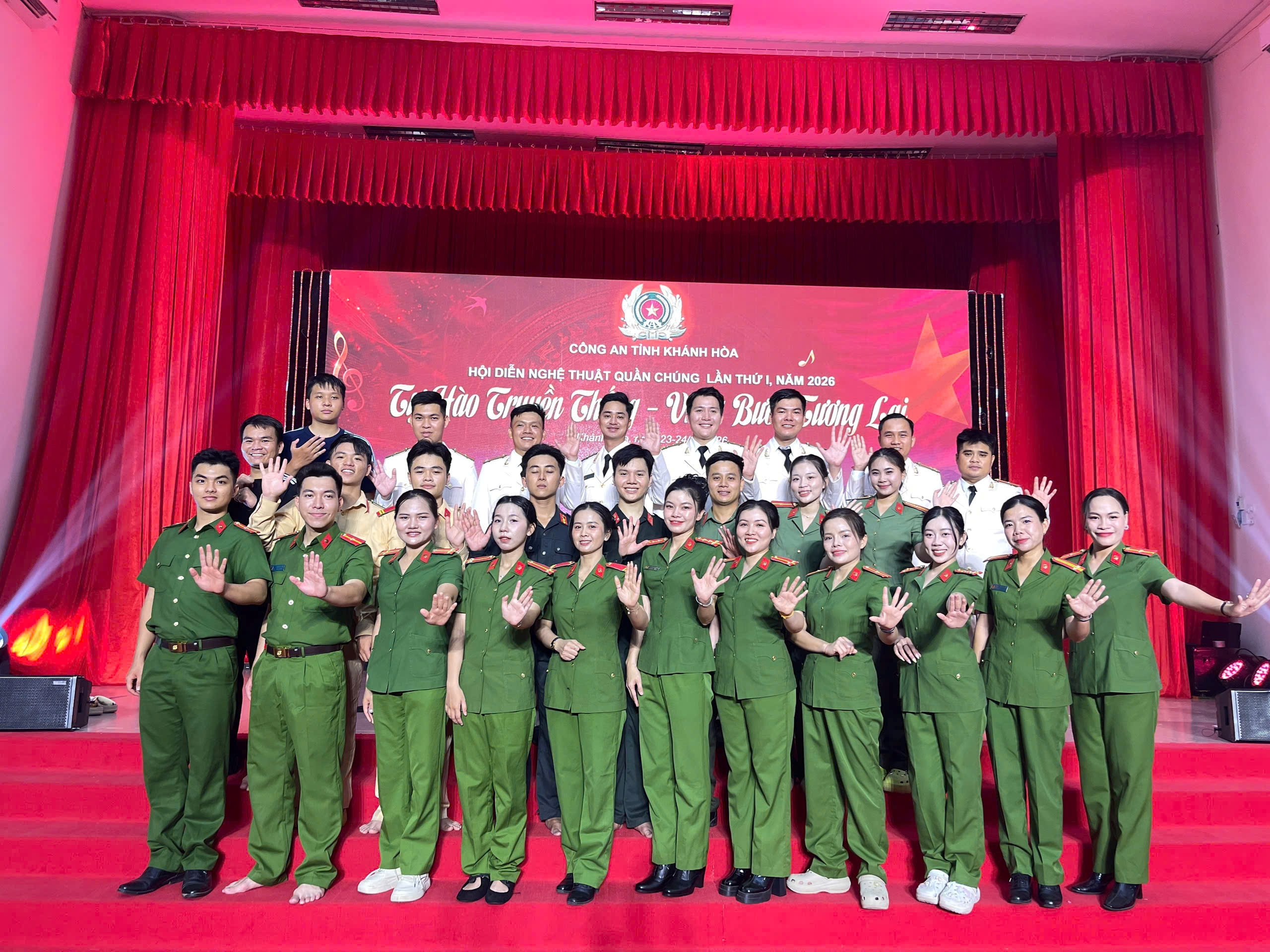Cụm thi đua số 09 đạt giải cao tại hội diễn nghệ thuật quần chúng Công an Khánh Hòa lần thứ I, năm 2026