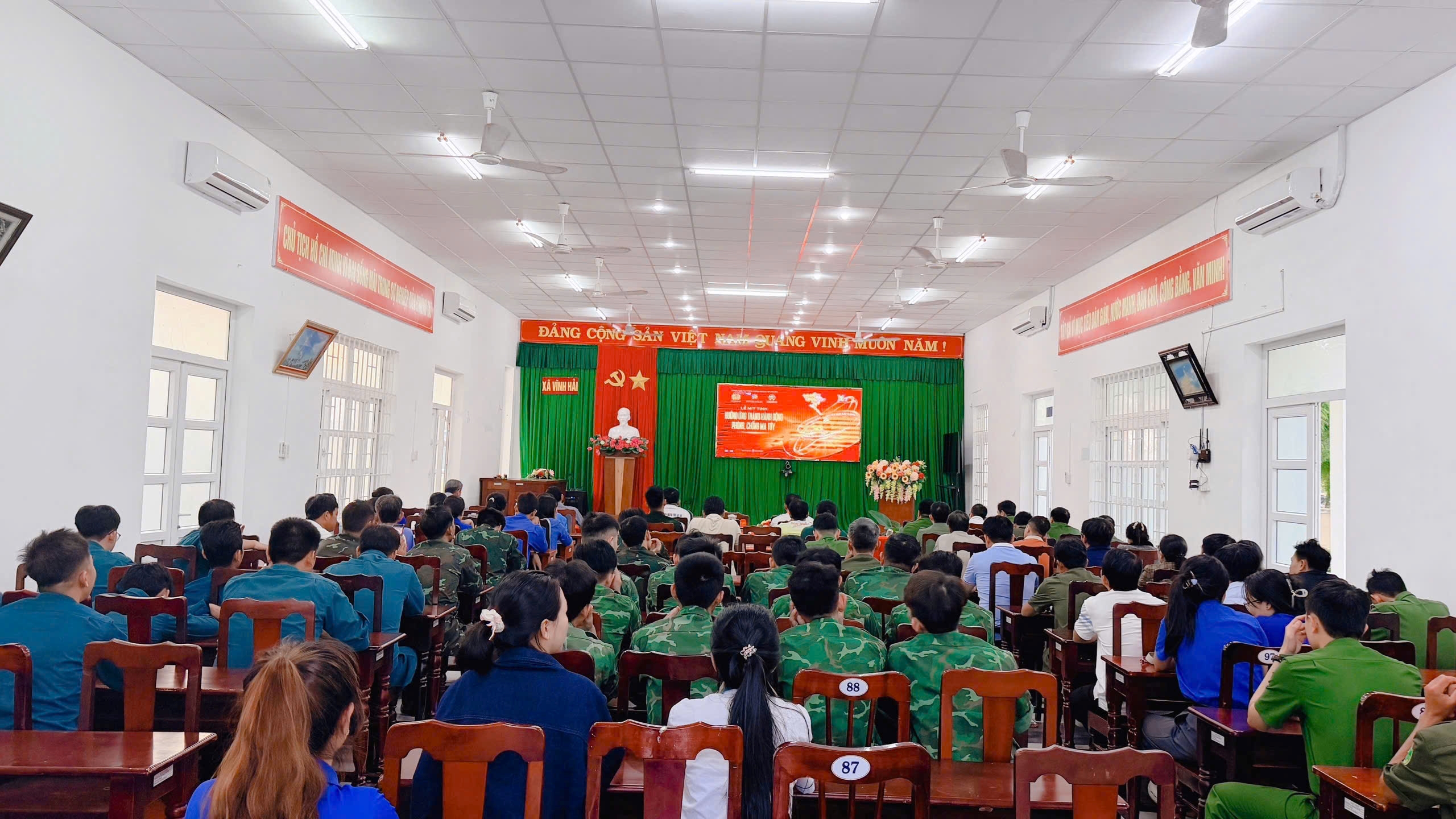Xã Vĩnh Hải tham gia hưởng ứng tháng hành động phòng, chống ma tuý năm 2026