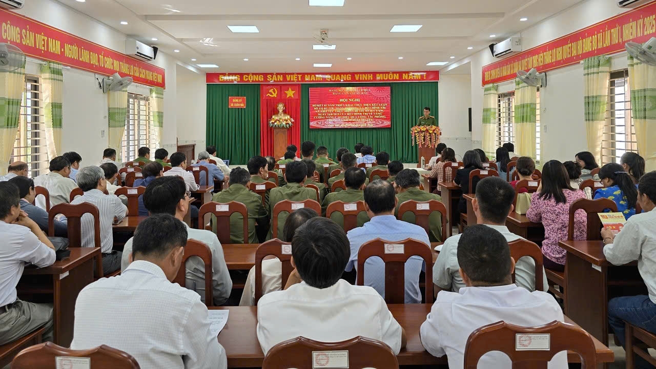 Công an xã Xuân Hải hưởng ứng Tháng hành động quốc gia phòng, chống bạo lực gia đình năm 2026