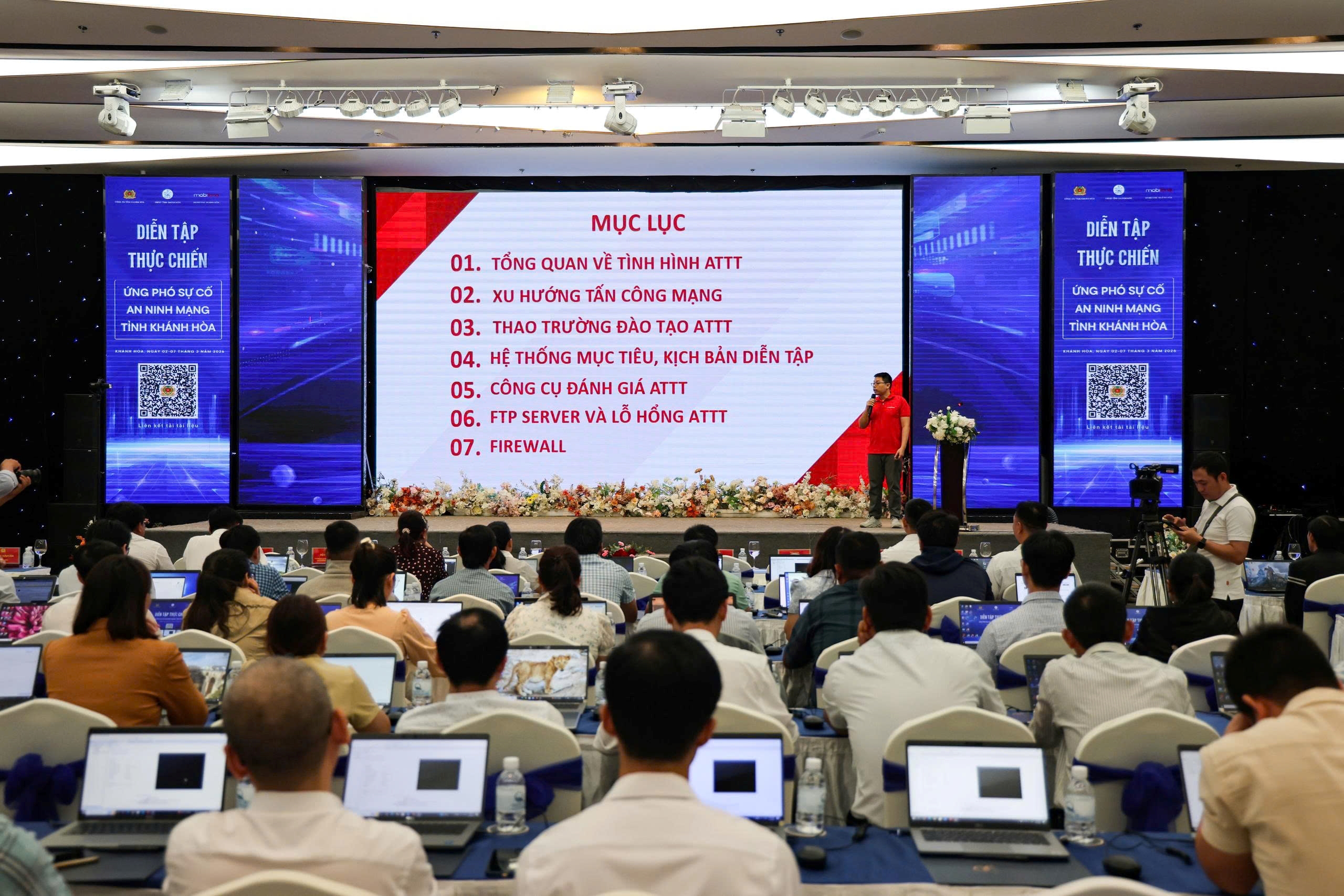 Diễn tập thực chiến ứng phó sự cố an ninh mạng tỉnh Khánh Hoà