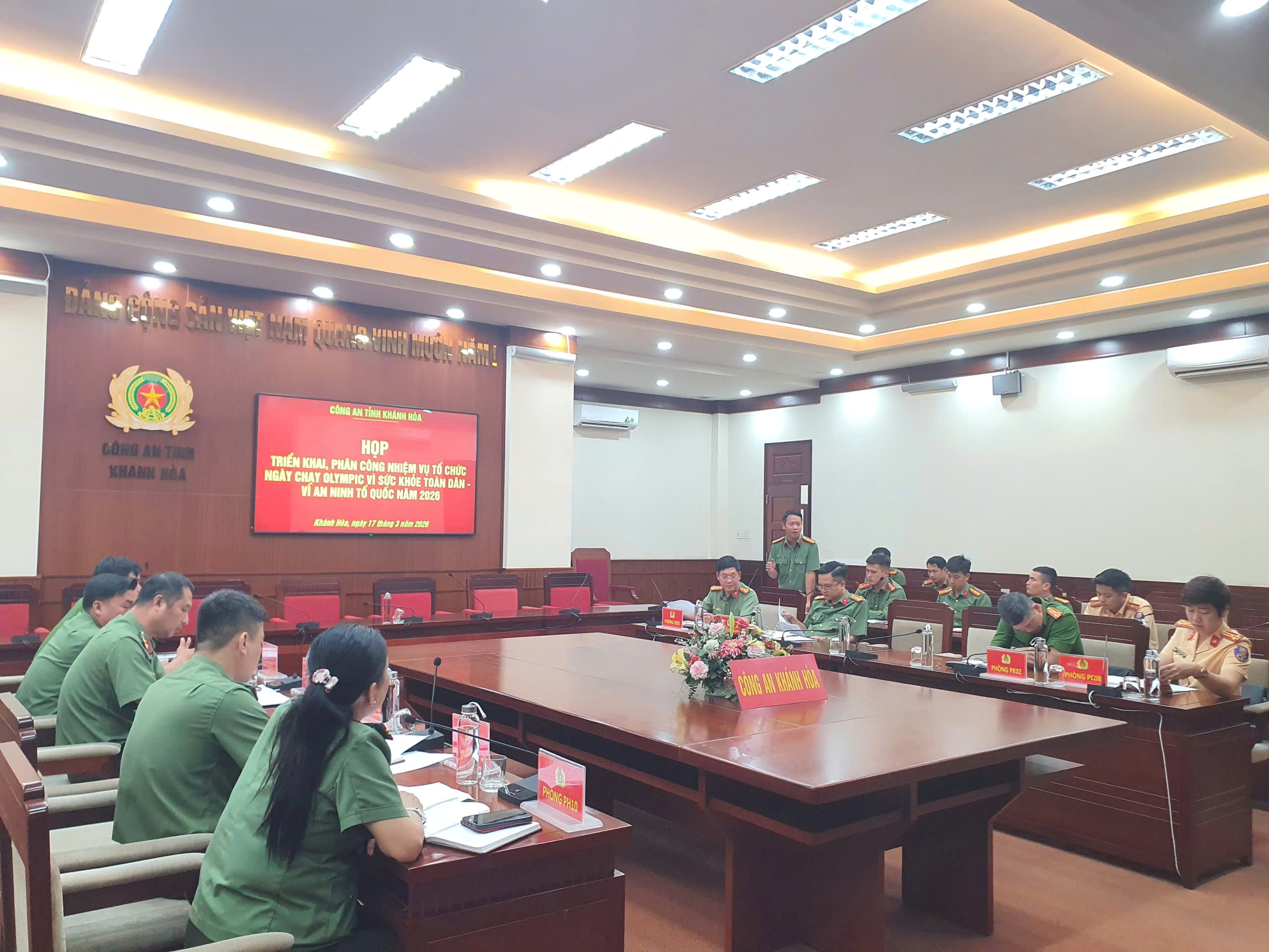 Công an tỉnh Khánh Hòa chuẩn bị sẵn sàng cho “Ngày chạy Olympic - Vì sức khỏe toàn dân - Vì An ninh Tổ quốc”.