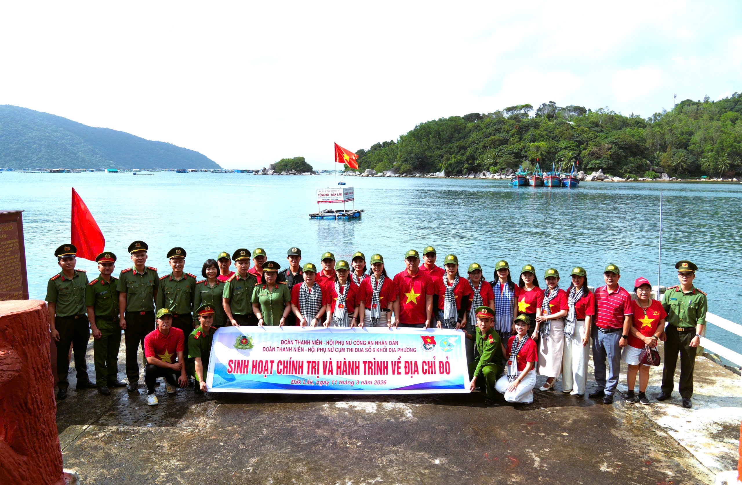 Đoàn thanh niên Công an tỉnh Khánh Hòa tham gia hội nghị ký kết giao ước thi đua phong trào 
