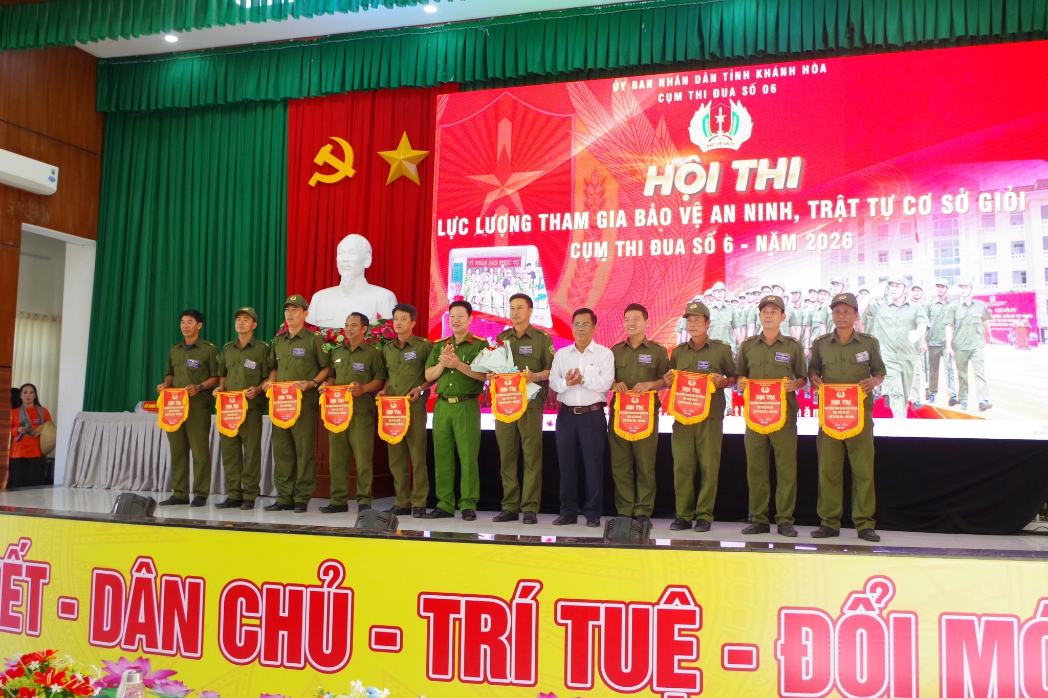 Hội thi lực lượng an ninh trật tự cơ sở giỏi - Cụm thi đua số 6
