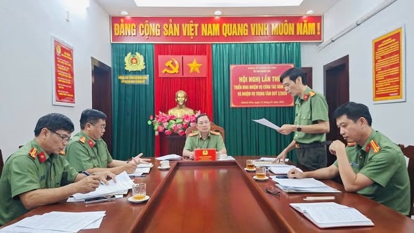 Ủy ban kiểm tra Đảng ủy Công an tỉnh tổ chức hội nghị lần thứ I năm 2026