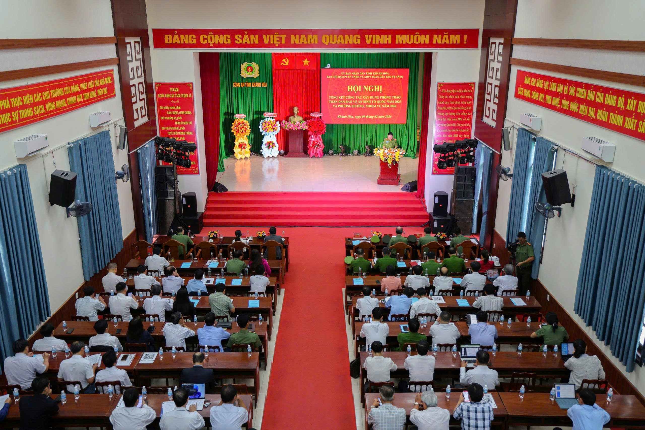Tỉnh Khánh Hoà tổng kết công tác xây dựng phong trào toàn dân bảo vệ An ninh Tổ Quốc năm 2025