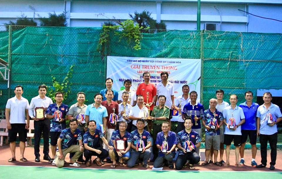 Công an tỉnh Khánh Hòa tổ chức giải quần vợt truyền thống chào mừng 50 năm ngày giải phóng Miền Nam thống nhất đất nước (30/4/1975-30/4/2025)
