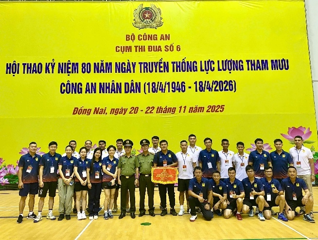 Công an tỉnh Khánh Hòa tham gia Hội thao Cụm thi đua số 6 – Vòng loại Hội thao kỷ niệm 80 năm Ngày truyền thống lực lượng tham mưu Công an nhân dân (18/4/1946 - 18/4/2025).
