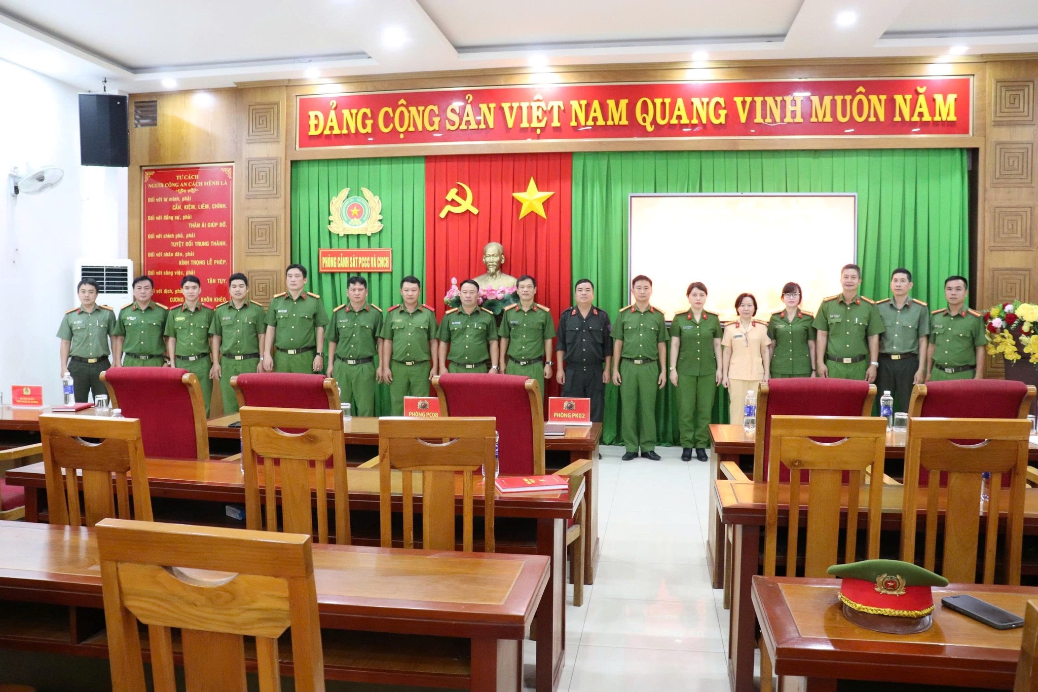 Triển khai thực tập tốt nghiệp cho các học viên Trường Cao đẳng Cảnh sát Nhân dân II