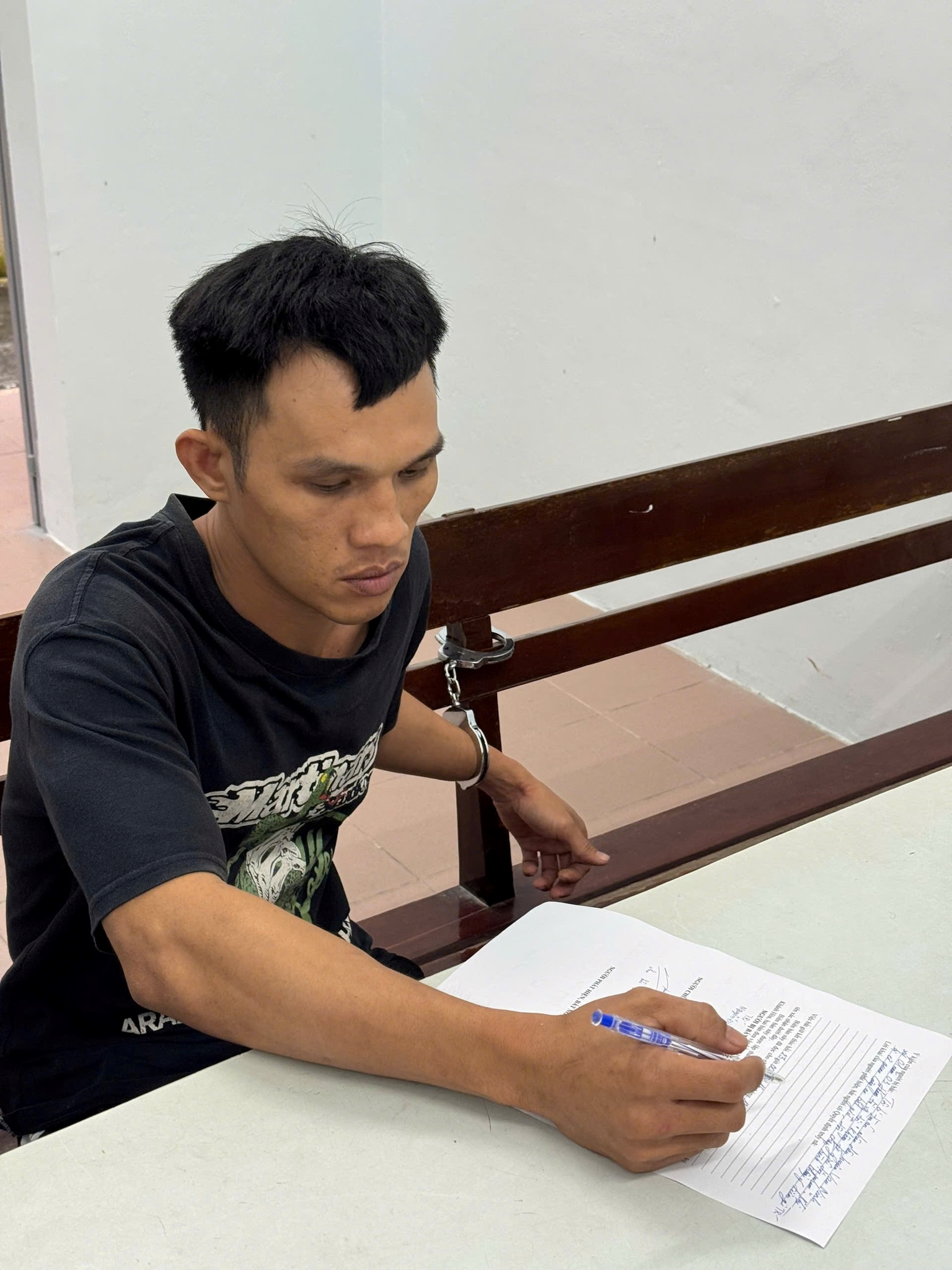 Bắt giữ đối tượng truy nã trốn thi hành án