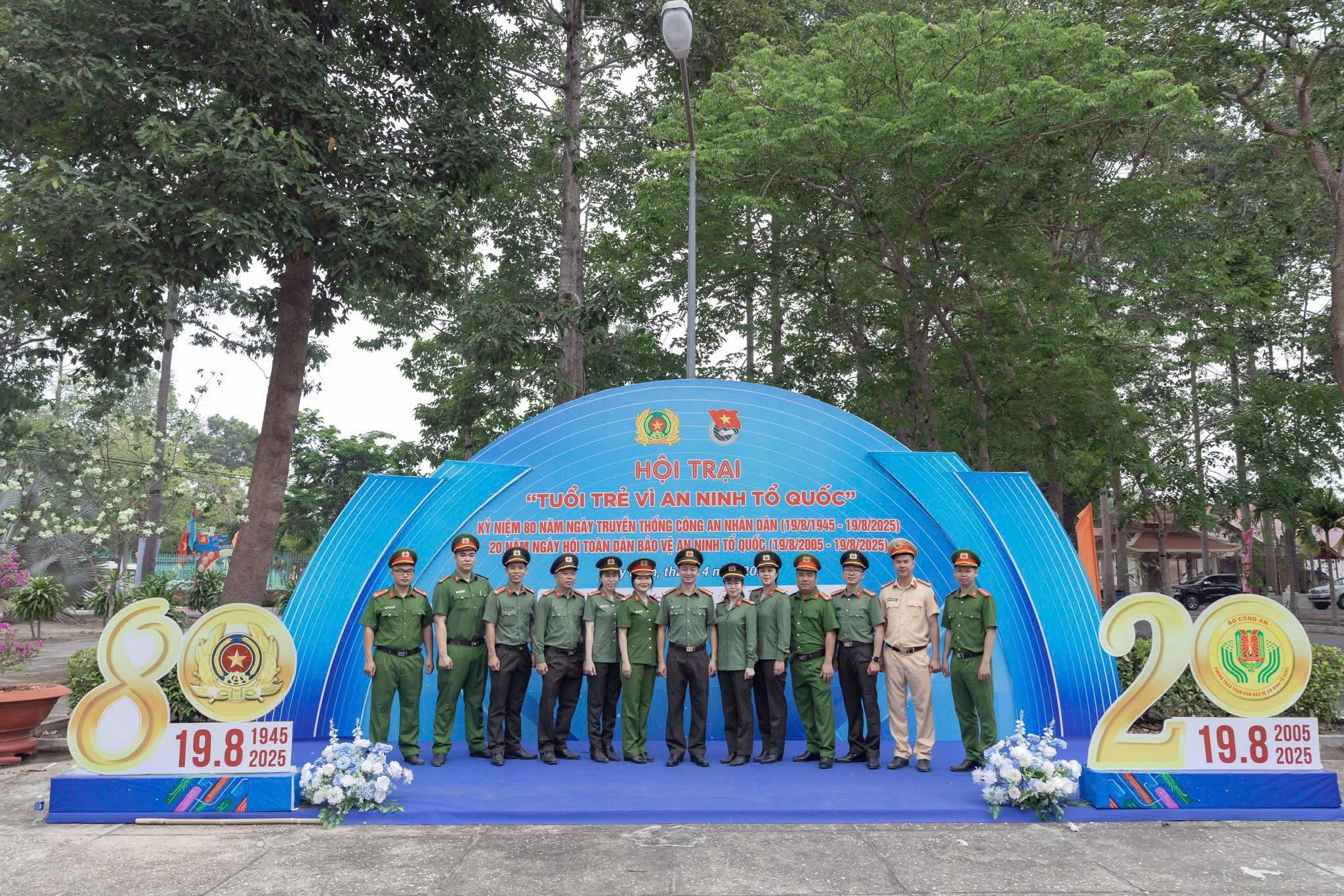 Tuổi trẻ tỉnh Khánh Hòa tham gia hội trại “Tuổi trẻ vì An ninh Tổ quốc” khu vực phía Nam