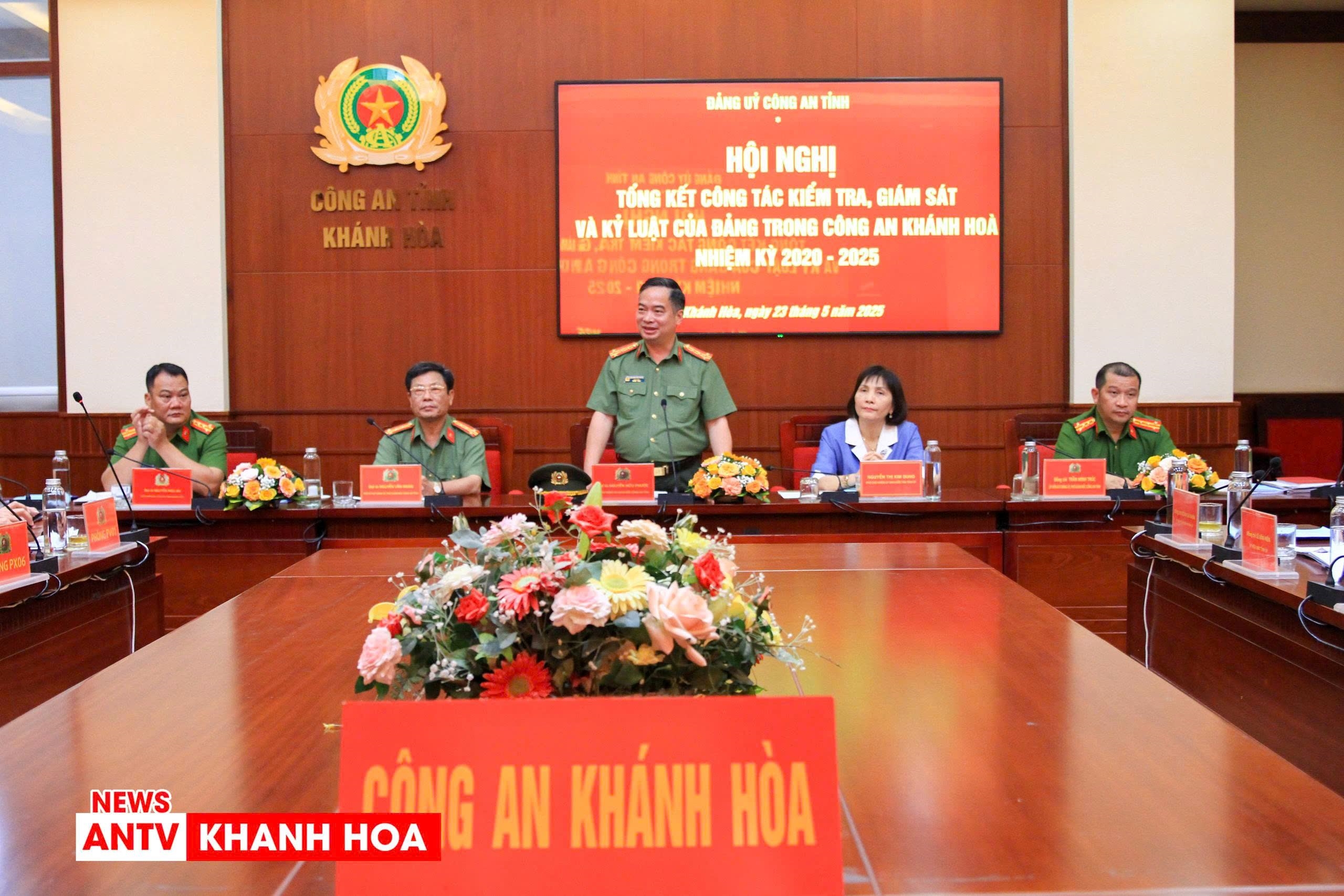 Đảng ủy Công an tỉnh Khánh Hòa: Tổng kết công tác kiểm tra, giám sát và thi hành kỷ luật đảng trong Công an Khánh Hòa nhiệm kỳ 2020 – 2025.