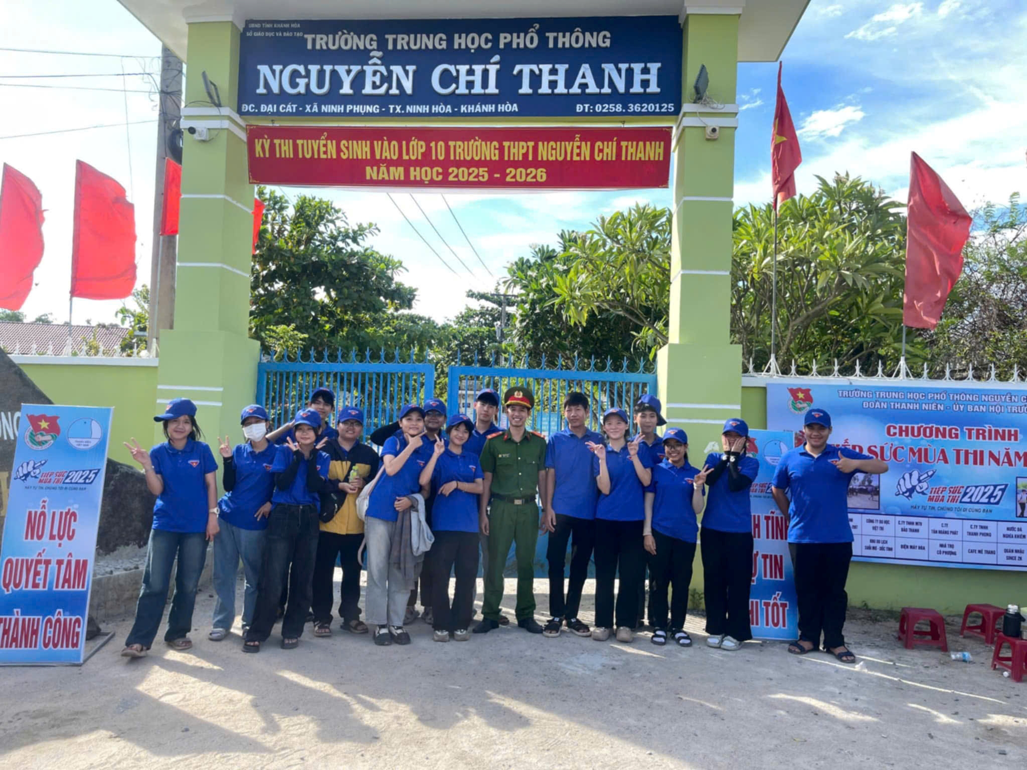 Đoàn viên, thanh niên Công an tỉnh xung kích, tình nguyện, tiếp sức mùa thi vì một mùa thi an toàn và thành công