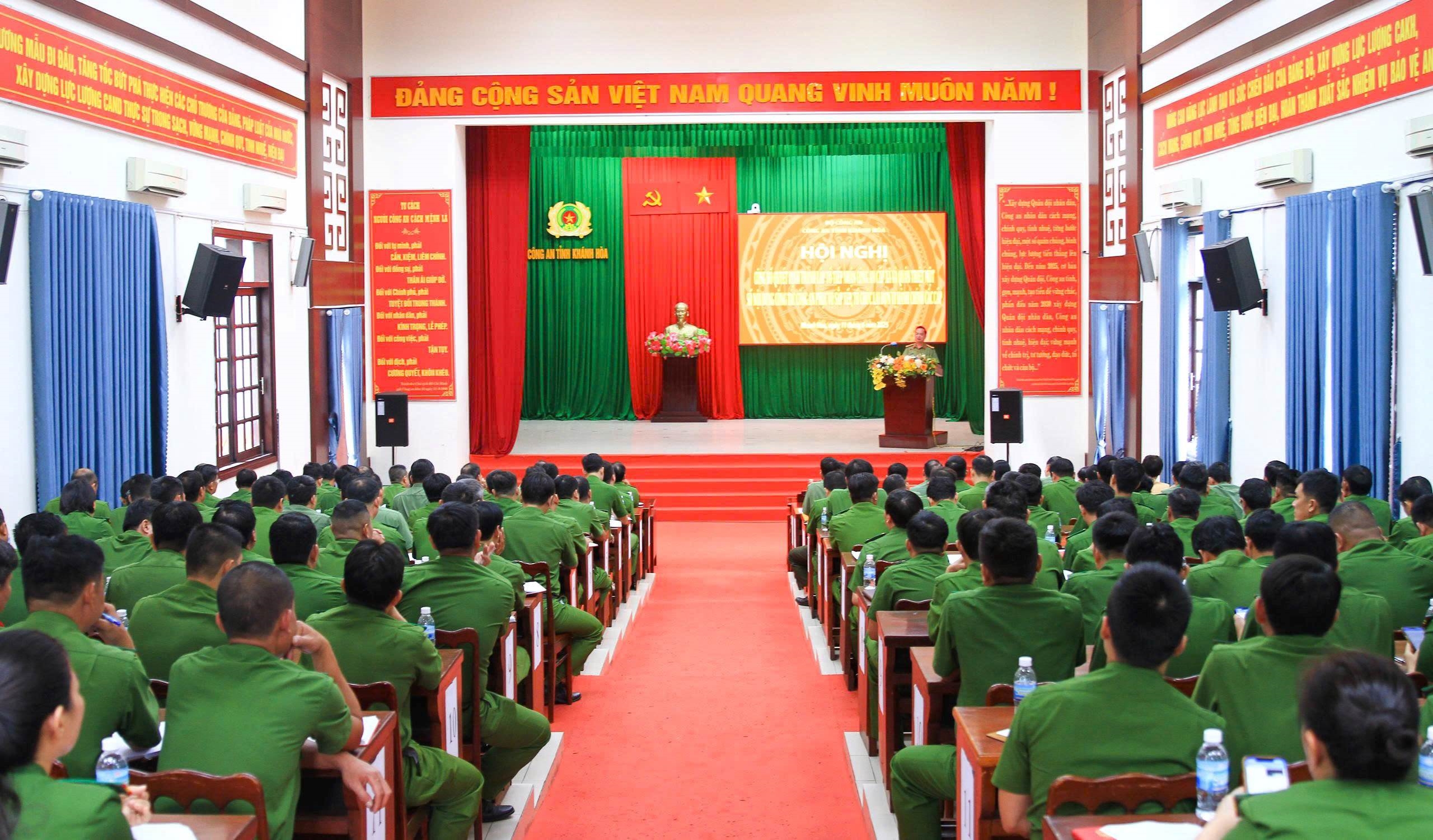 Công an Khánh Hòa thành lập 40 tổ tiếp nhận Công an cấp xã theo mô hình tổ chức bộ máy mới