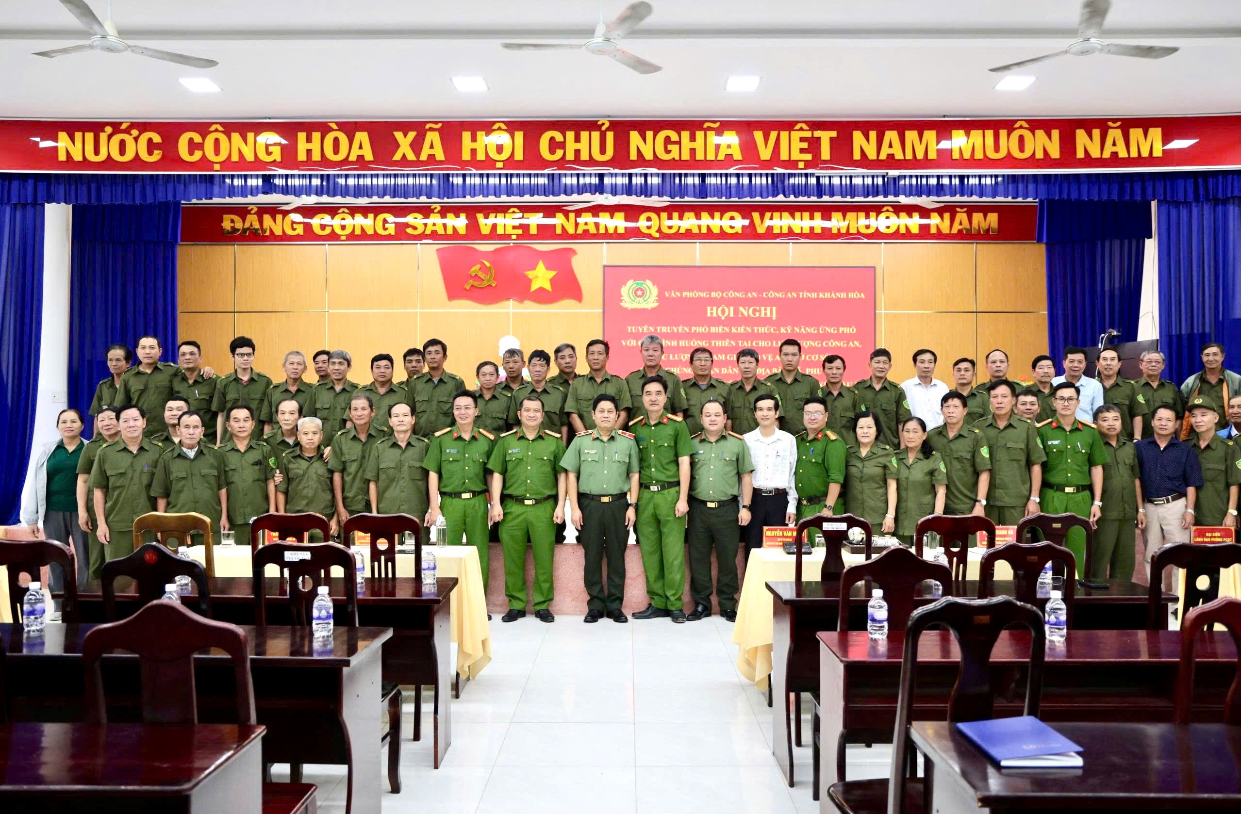 Hội nghị tuyên truyền phổ biến kiến thức kỹ năng ứng phó với các tình huống thiên tai cho lực lượng cơ sở
