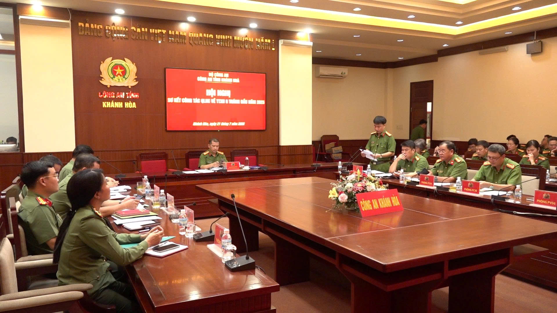 Hội nghị sơ kết công tác QLHC về TTXH 06 tháng đầu năm 2025