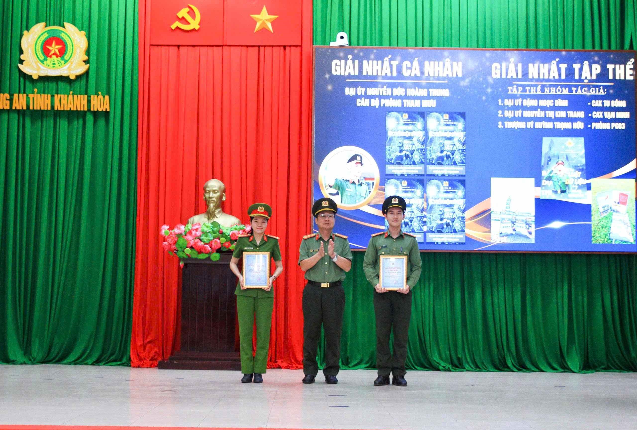 Công an Khánh Hòa tổng kết, trao giải cuộc thi Tìm hiểu Luật Dữ liệu trong CAND