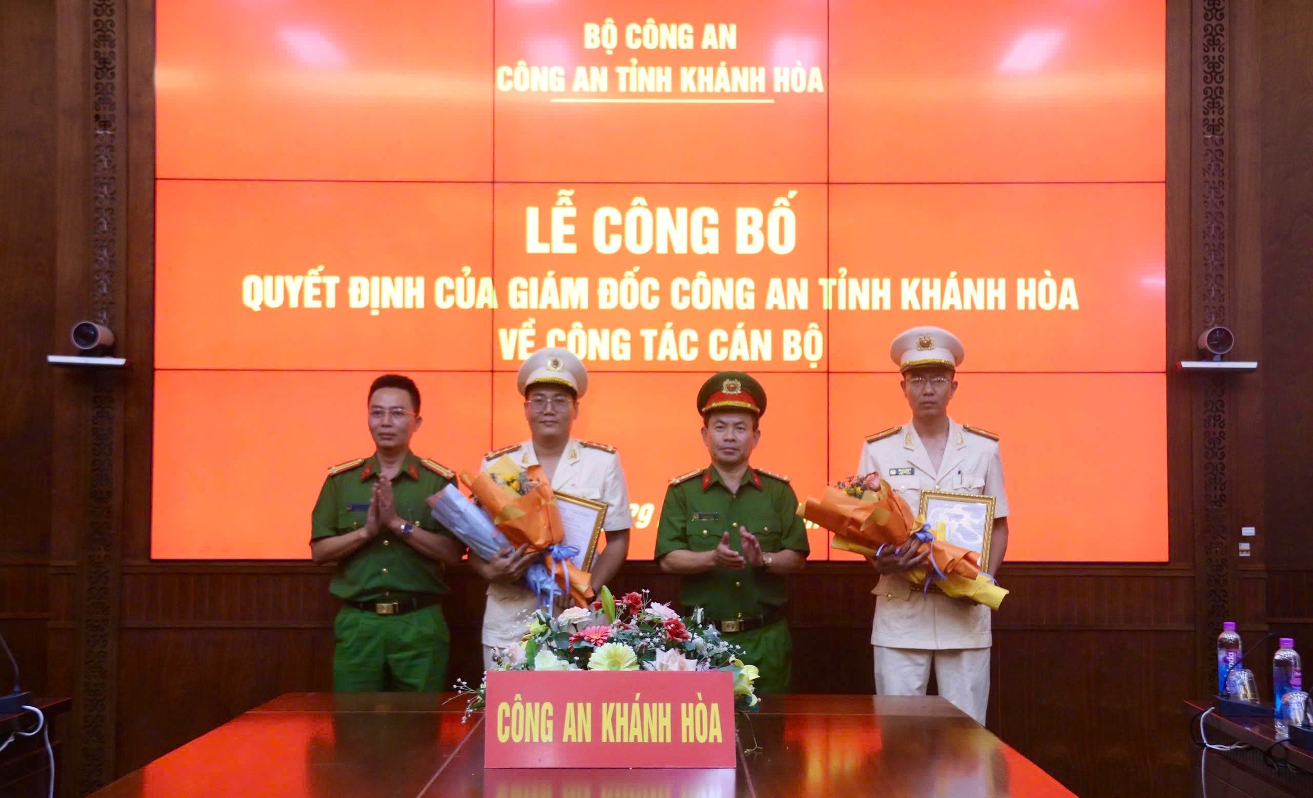 Công an tỉnh công bố tổ chức bộ máy và công tác cán bộ Phòng Cảnh sát Phòng cháy, chữa cháy và Cứu nạn cứu hộ