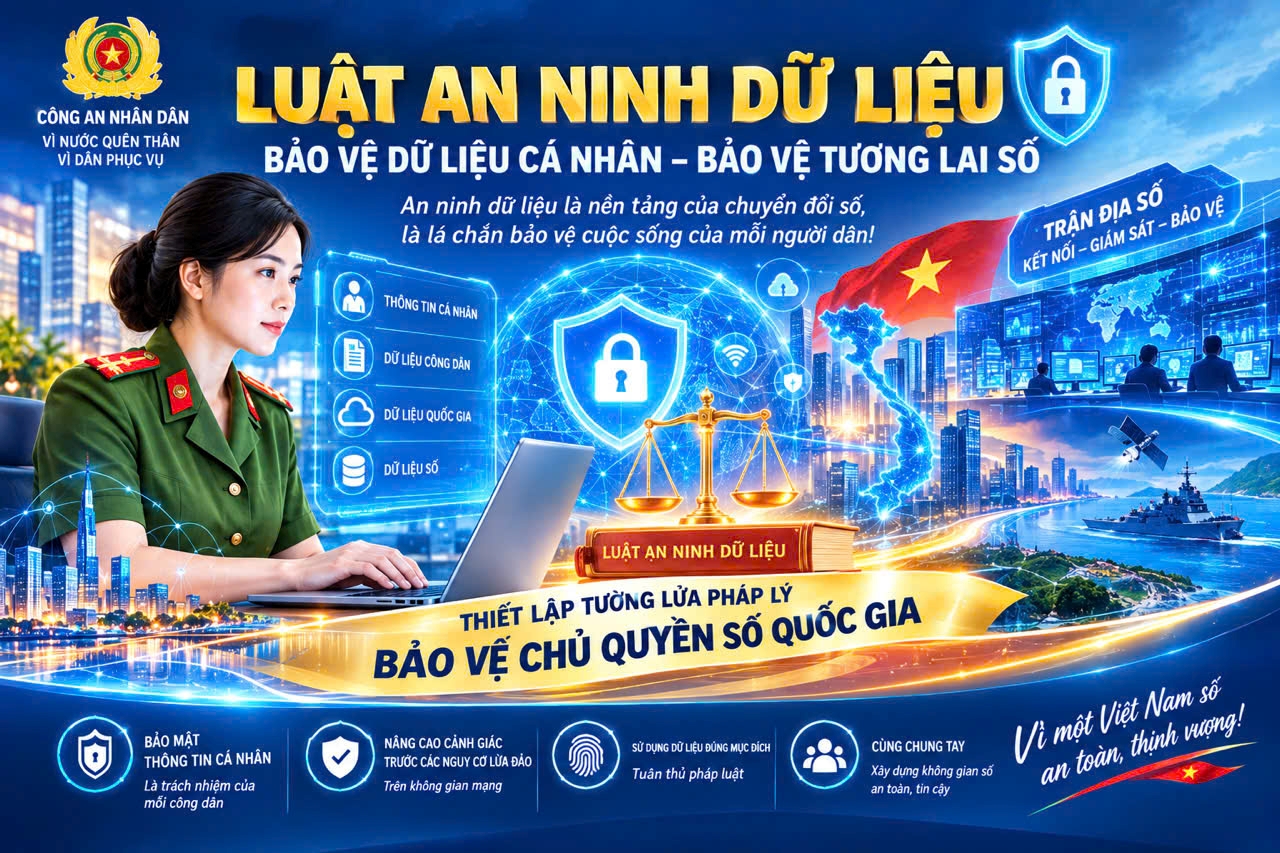 Xây dựng Luật An ninh dữ liệu – Thiết lập tường lửa pháp lý bảo vệ chủ quyền số quốc gia