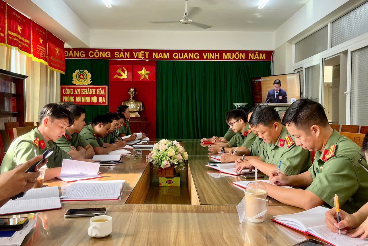 Đảng bộ Phòng An ninh nội địa tổ chức học tập, quán triệt, triển khai Nghị quyết Hội nghị lần thứ III Ban chấp hành Trung ương Đảng khóa XIV