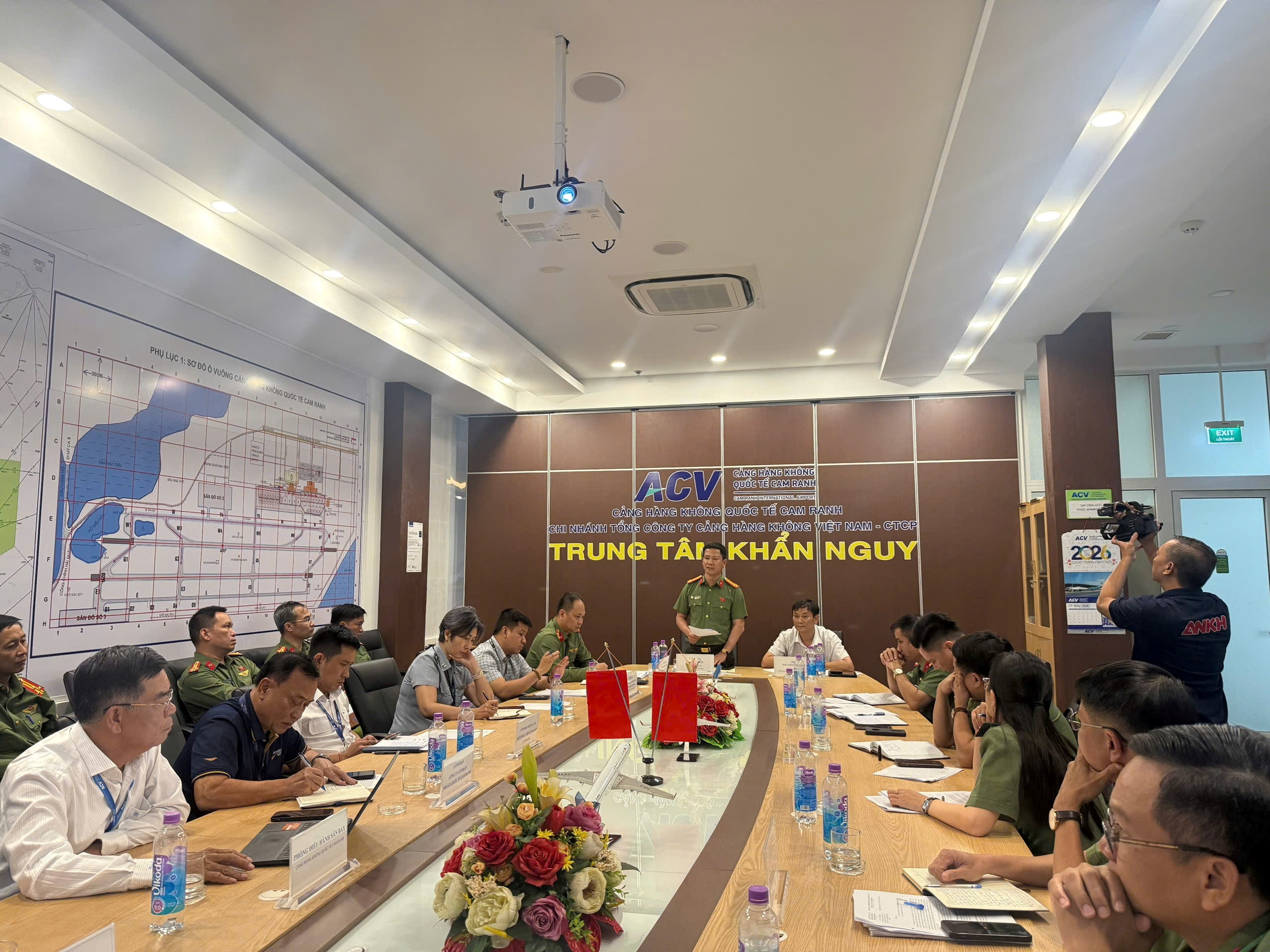 Đoàn kiểm tra Ban Chỉ đạo Phòng, chống khủng bố quốc gia kiểm tra công tác bảo đảm an ninh tại Cảng hàng không quốc tế Cam Ranh