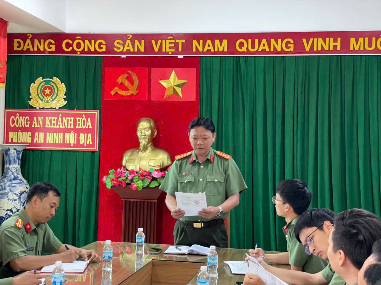 Phòng An ninh nội địa tổ chức quán triệt nội dung tuyên truyền Nghị quyết Đại hội XIV của Đảng