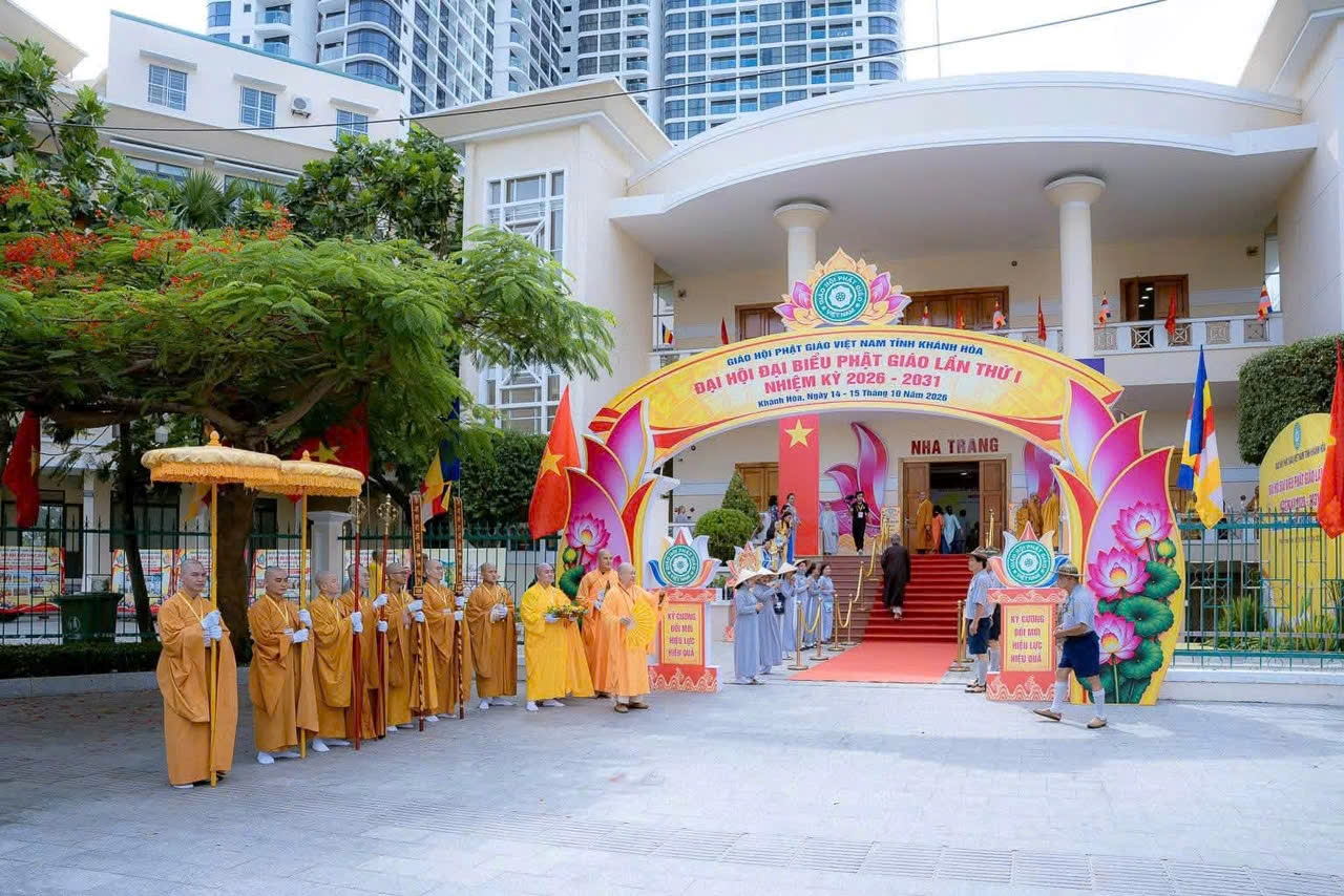 Phòng An ninh nội địa tham gia công tác đảm bảo an ninh, an toàn Đại hội đại biểu Phật giáo tỉnh Khánh Hoà lần thứ I, nhiệm kỳ 2026 - 2031