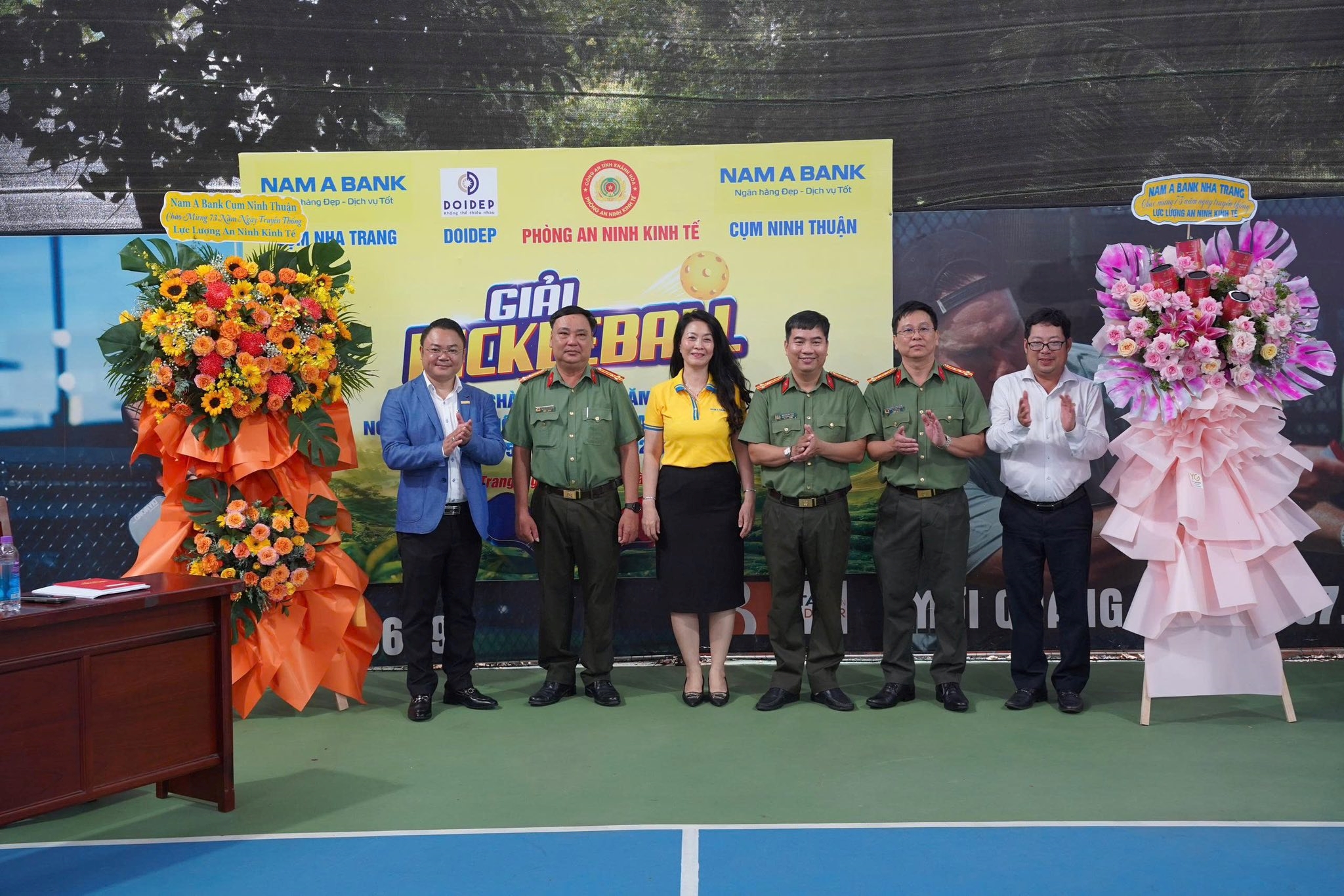 Phòng An ninh kinh tế tổ chức Giải Pickleball chào mừng 73 năm Ngày truyền thống lực lượng An ninh kinh tế