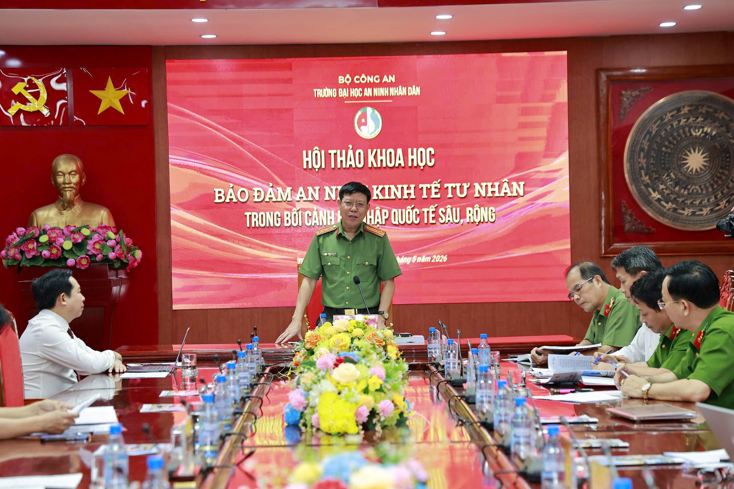 Phòng An ninh kinh tế tham dự Hội thảo khoa học: “Bảo đảm an ninh kinh tế tư nhân trong bối cảnh hội nhập quốc tế sâu, rộng”