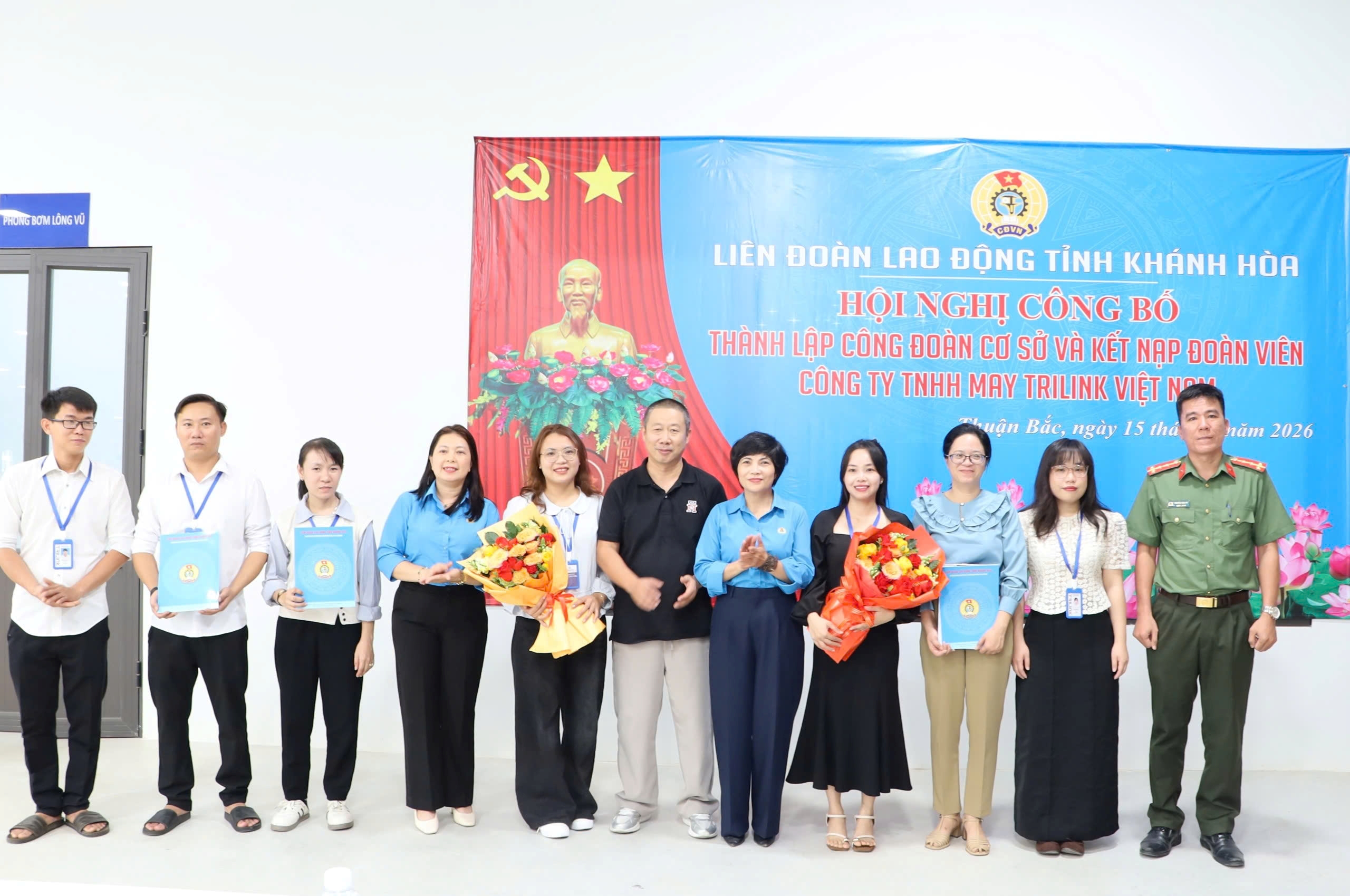 Phòng An ninh kinh tế phối hợp Liên đoàn lao động tỉnh tổ chức nhiều hoạt động trong Tháng Công nhân năm 2026