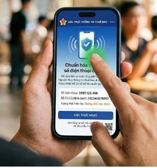 Xác thực thông tin thuê bao di động qua VNEID theo quy định mới