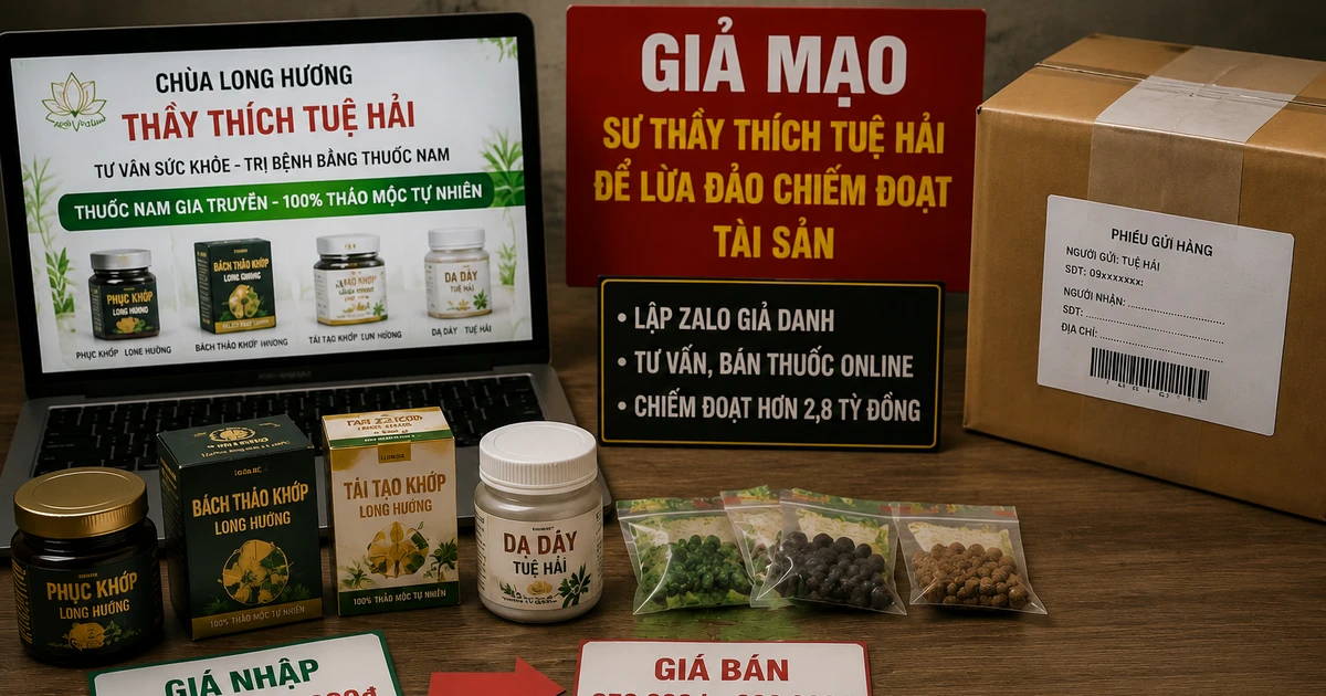 Cảnh báo: Chiêu trò mạo danh sư thầy bán 