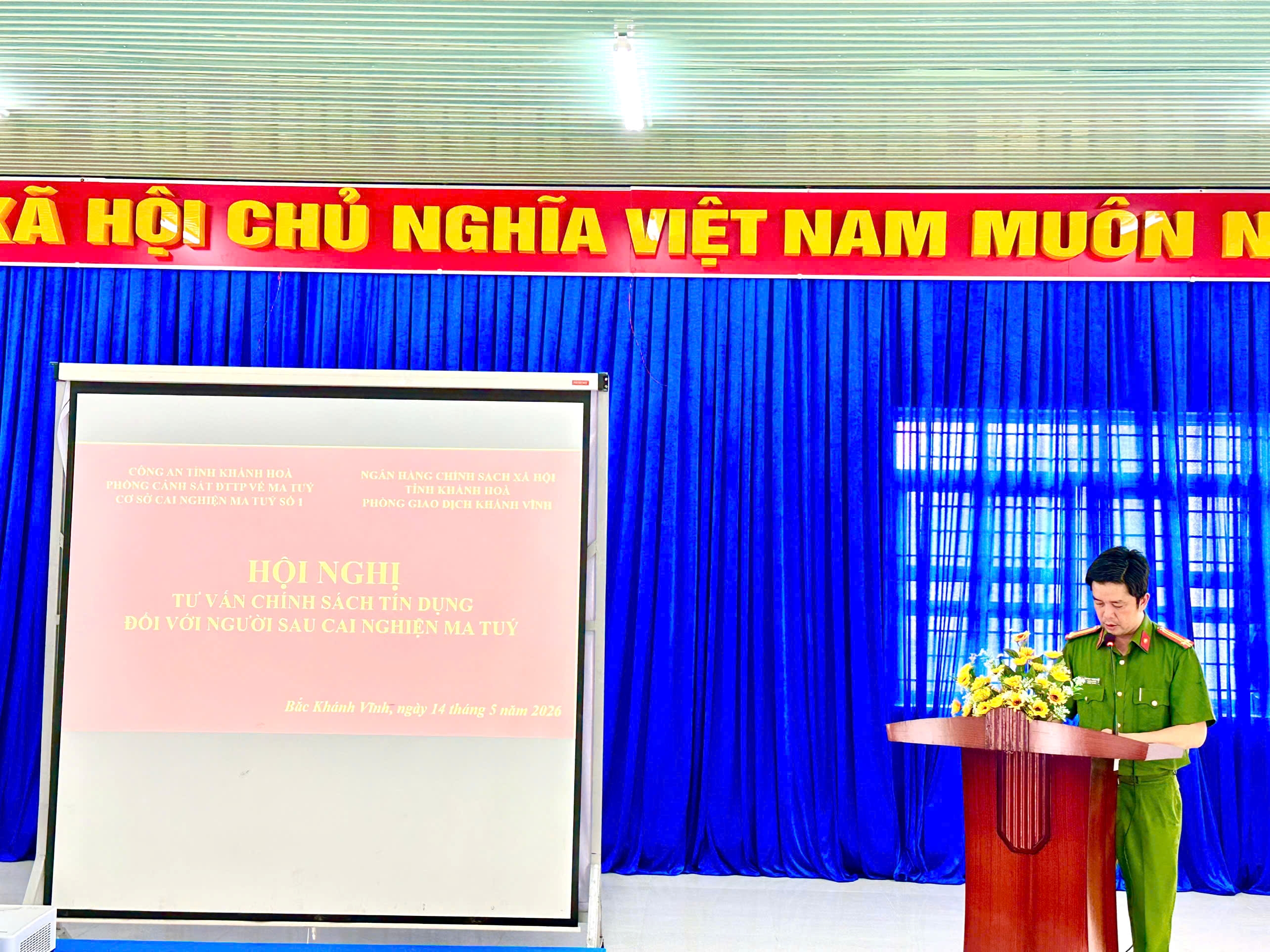 Chương trình hội nghị tuyên truyền Quyết định số 08/2026/QĐ-TTg về tín dụng cho người sau cai nghiện