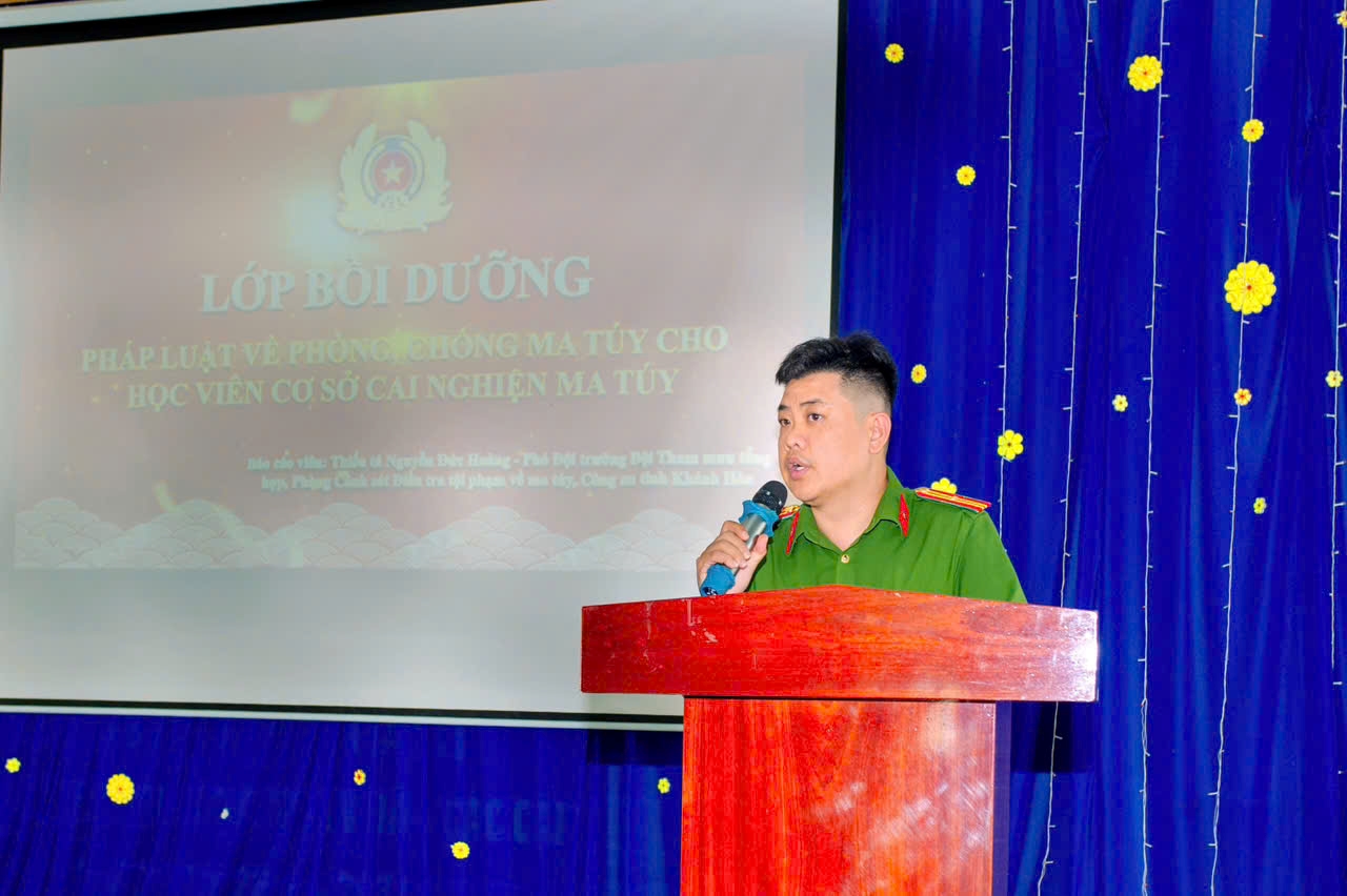 Cơ sở cai nghiện ma túy số 2: Tuyên truyền, phổ biến pháp luật về phòng, chống ma túy cho học viên
