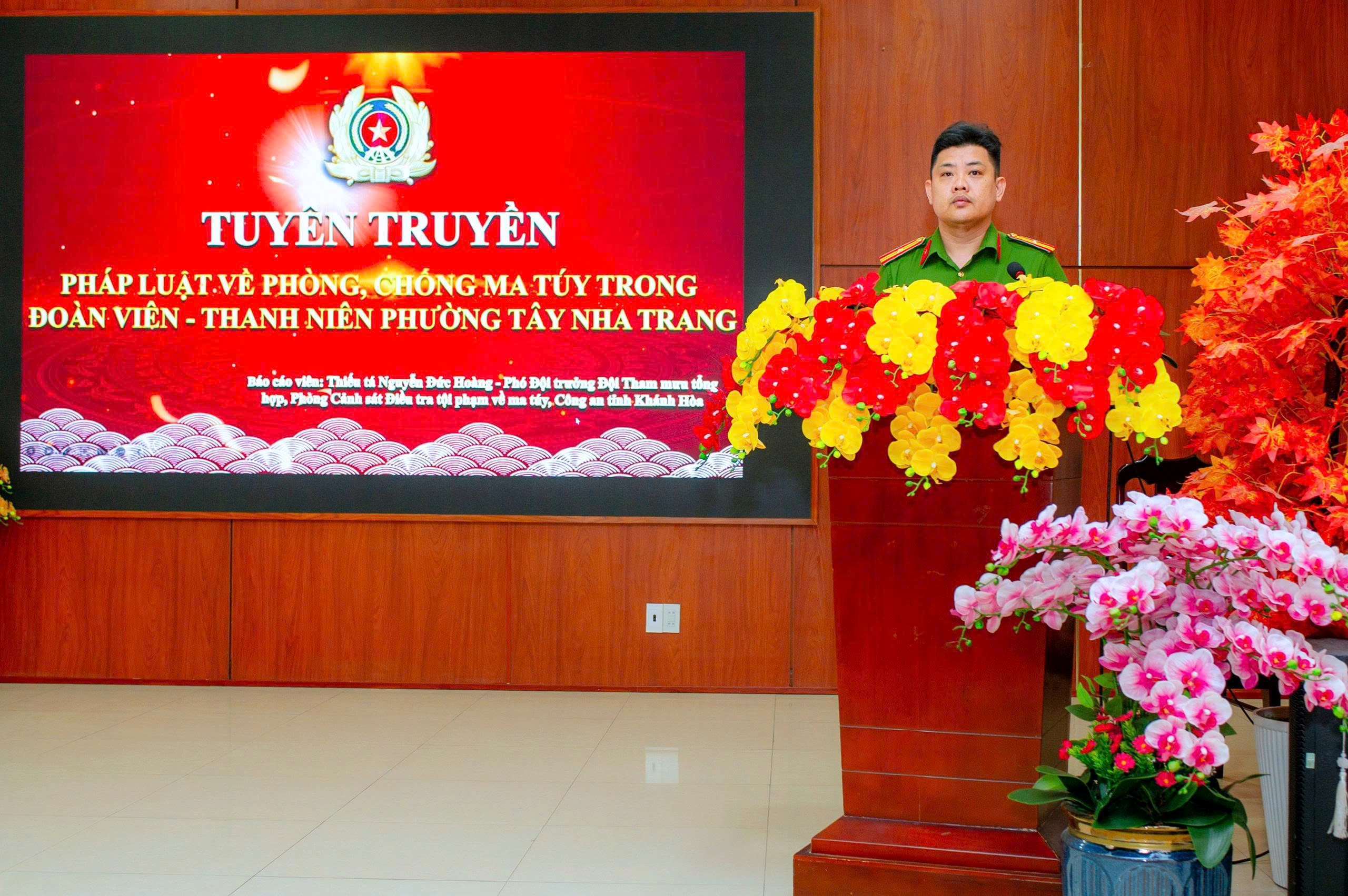Tuyên truyền pháp luật về phòng, chống ma tuý trong đoàn viên, thanh niên phường Tây Nha Trang