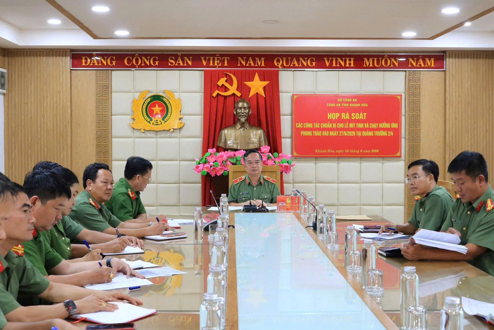 Khánh Hoà: Rà soát công tác chuẩn bị Lễ Mít tinh và chạy phong trào hưởng ứng Tháng hành động phòng, chống ma tuý