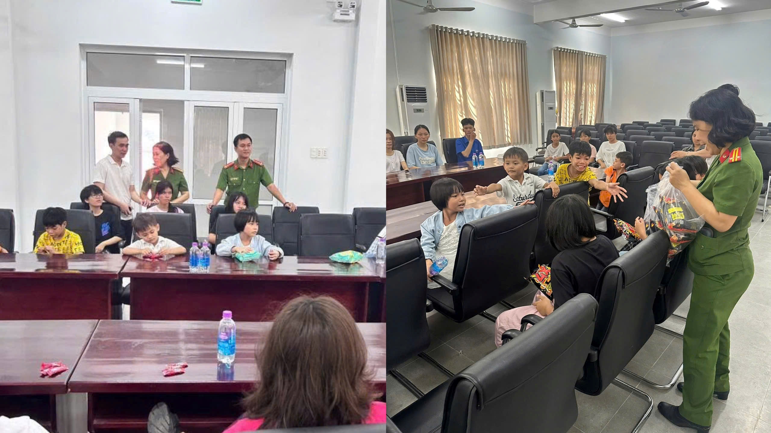 Phòng Cảnh sát Quản lý hành chính về trật tự xã hội, Công an tỉnh Khánh Hòa tổ chức thăm hỏi, tặng quà cho các em nhỏ được chăm sóc, nuôi dưỡng tại Trung tâm Bảo trợ xã hội và Công tác xã hội Khánh Hòa