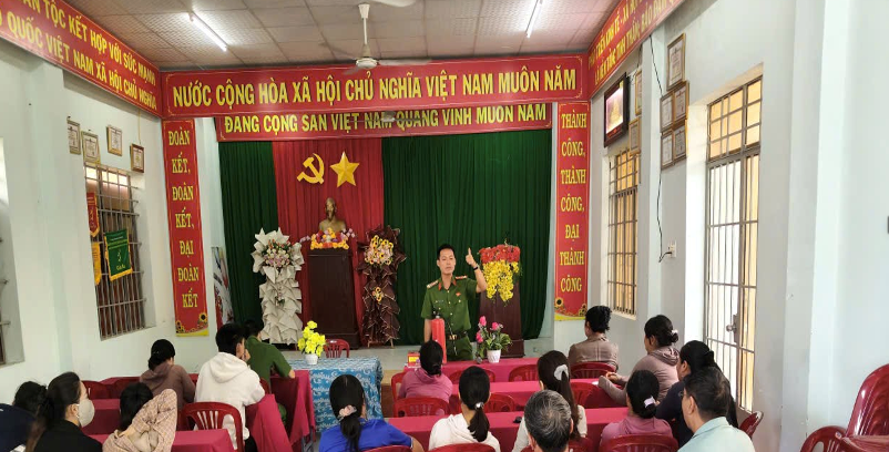 Xã Vạn Hưng: Tuyên truyền, phổ biến kiến thức, kỹ năng phòng cháy, chữa cháy và cứu nạn, cứu hộ tại các Khu dân cư