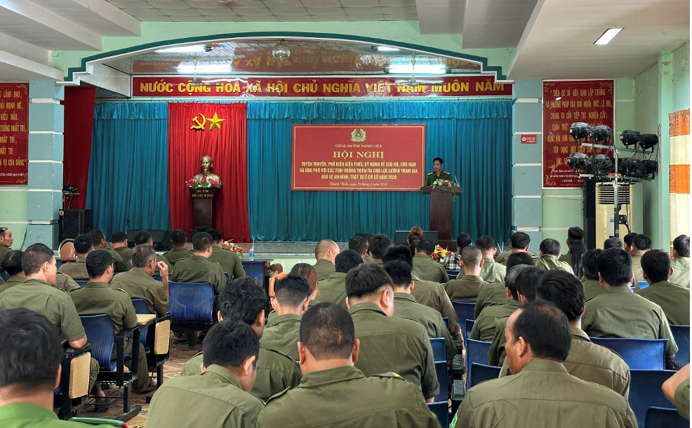 Trang bị kỹ năng cứu nạn, cứu hộ – chủ động ứng phó thiên tai cho lực lượng tham gia bảo vệ ANTT ở cơ sở