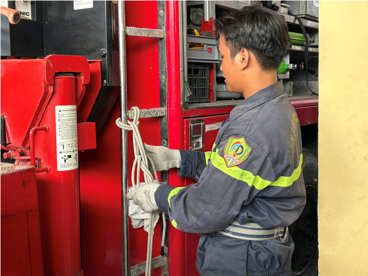 Phòng Cảnh sát PCCC và CNCH Công an tỉnh chủ động, sẵn sàng ứng phó với mưa lũ, ngập lụt, sạt lở đất và tai nạn