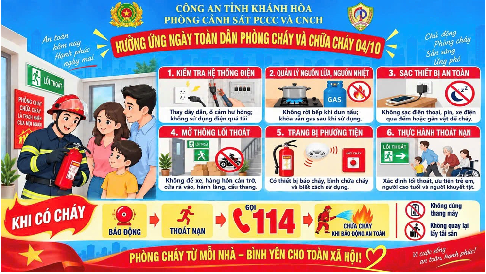 Hãy xây dựng tất cả những ngày trong năm là Ngày toàn dân PCCC và CNCH