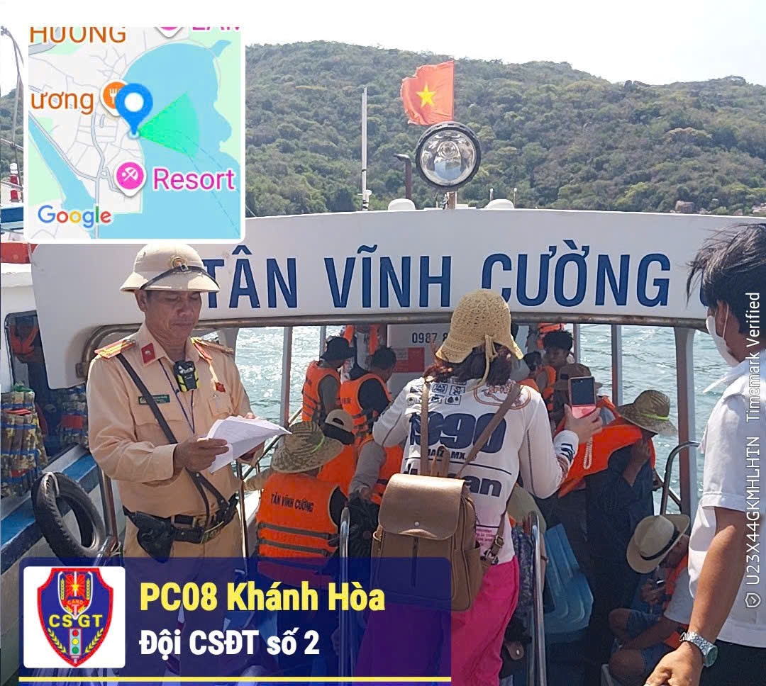 Phòng Cảnh sát giao thông tăng cường tuyên truyền pháp luật giao thông đường thủy gắn với bảo vệ môi trường biển