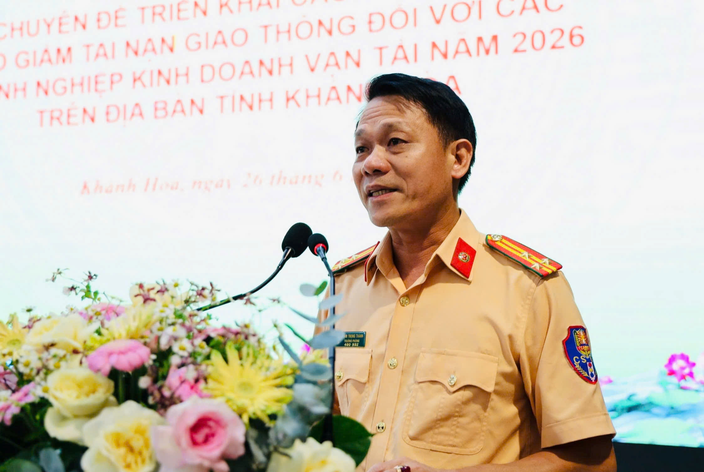 Hội nghị triển khai các giải pháp kéo giảm tai nạn giao thông trên địa bàn tỉnh Khánh Hòa