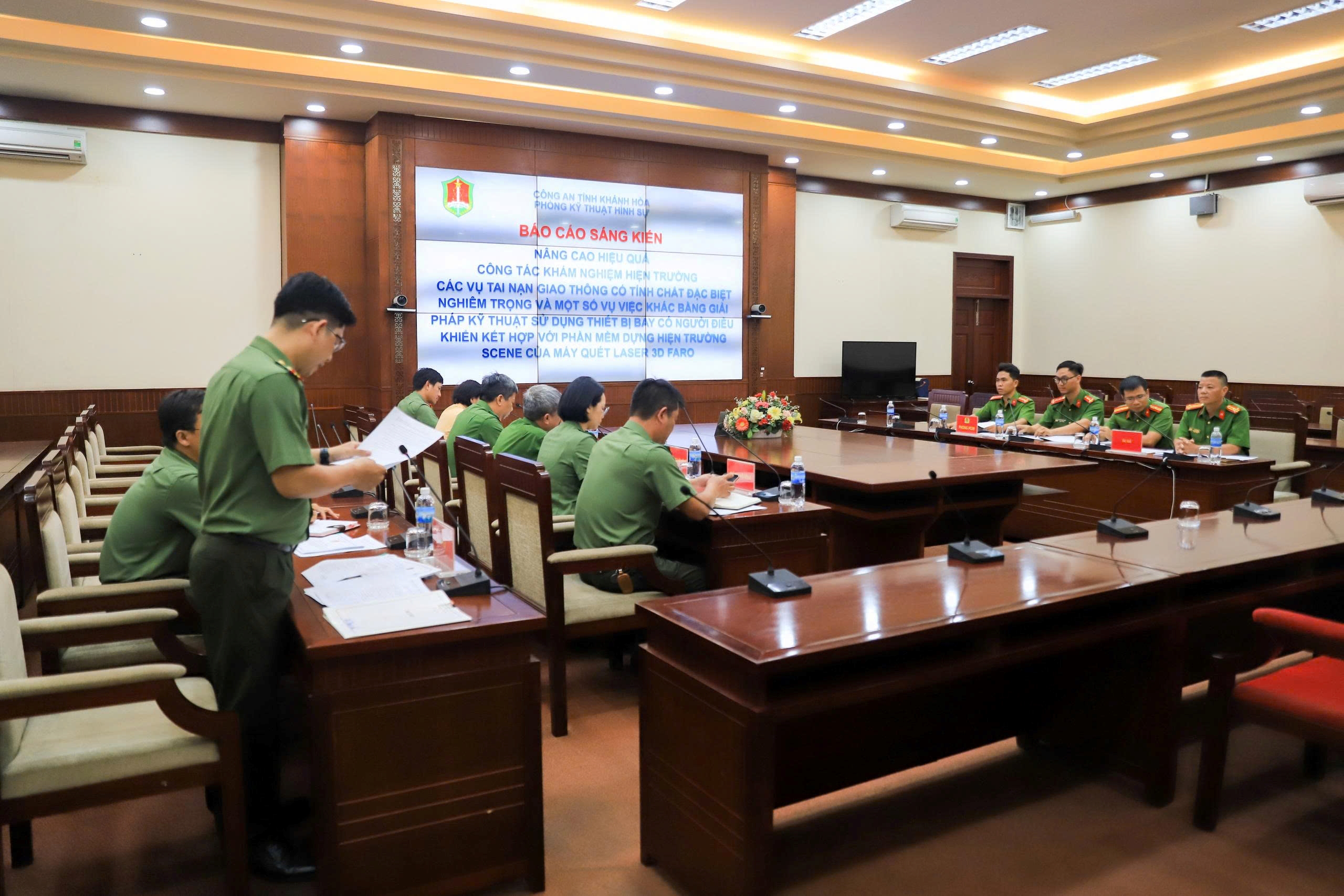 Công an tỉnh Khánh Hòa họp xét, công nhận sáng kiến cải cách hành chính của Phòng Kỹ thuật hình sự