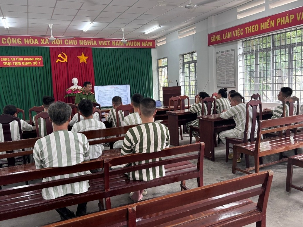 Phân trại Quản lý phạm nhân – Trại Tạm giam số 1 triển khai thực hiện Luật Thi hành án hình sự năm 2025