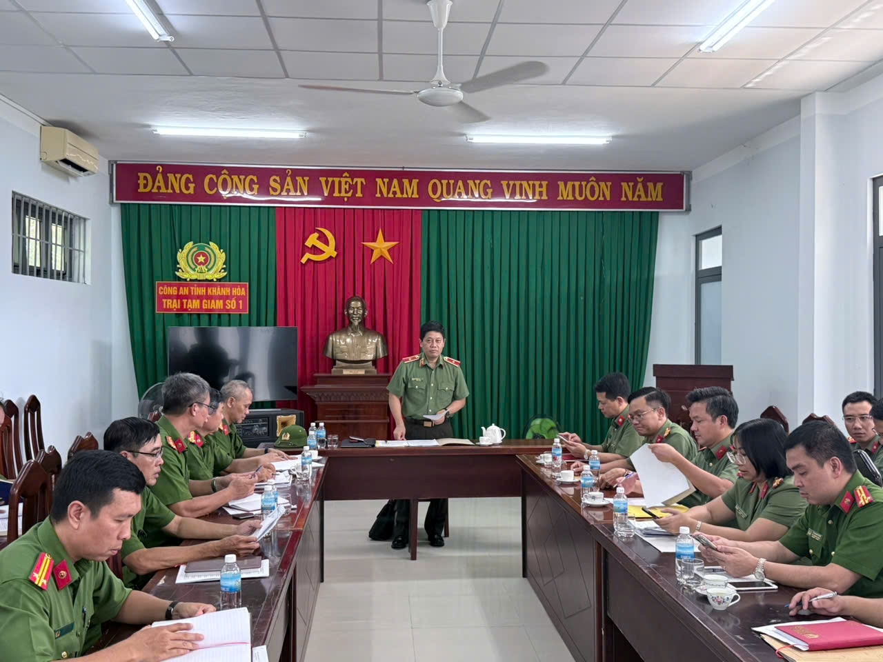 Đoàn Công tác số 6 Bộ Công an đến kiểm tra trực tiếp tại Trại Tạm giam số 1