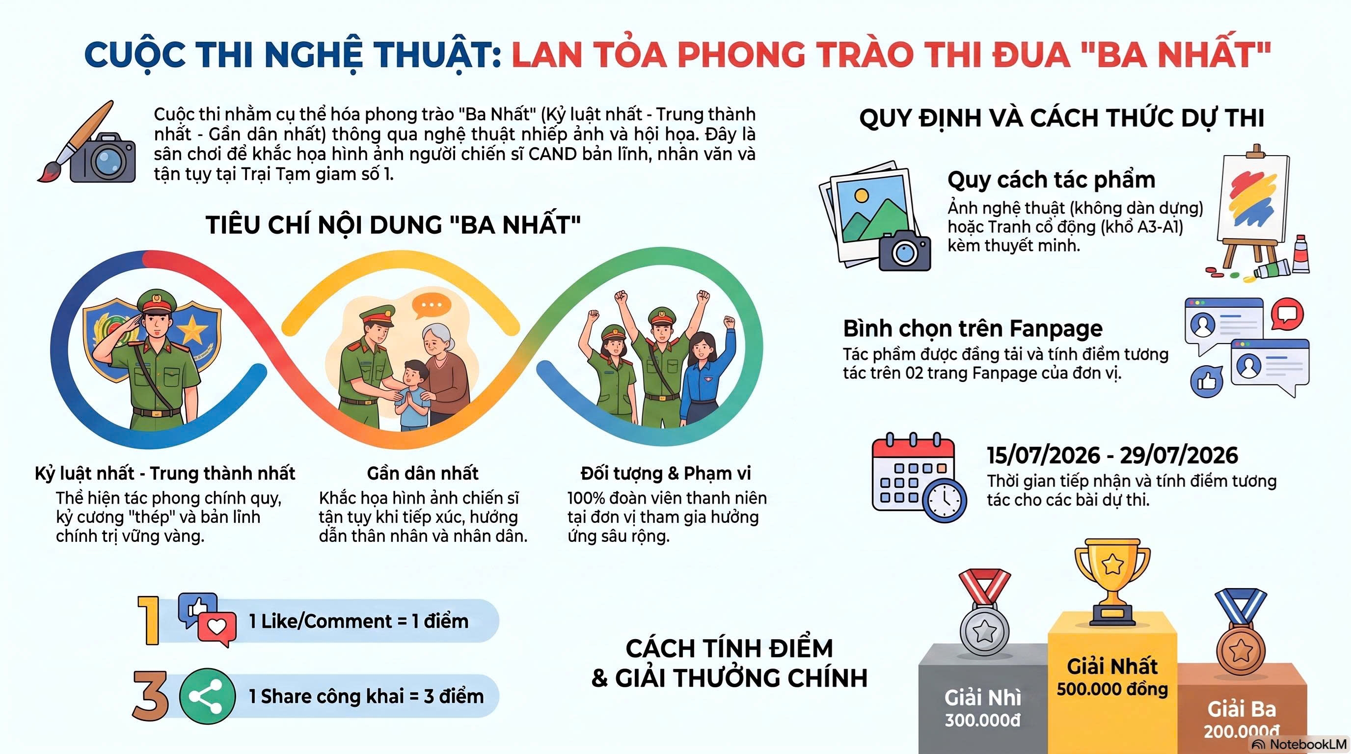 Đoàn Cơ sở Trại Tạm giam số 1 Công an tỉnh Khánh Hòa tổ chức Cuộc thi nghệ thuật hưởng ứng phong trào 