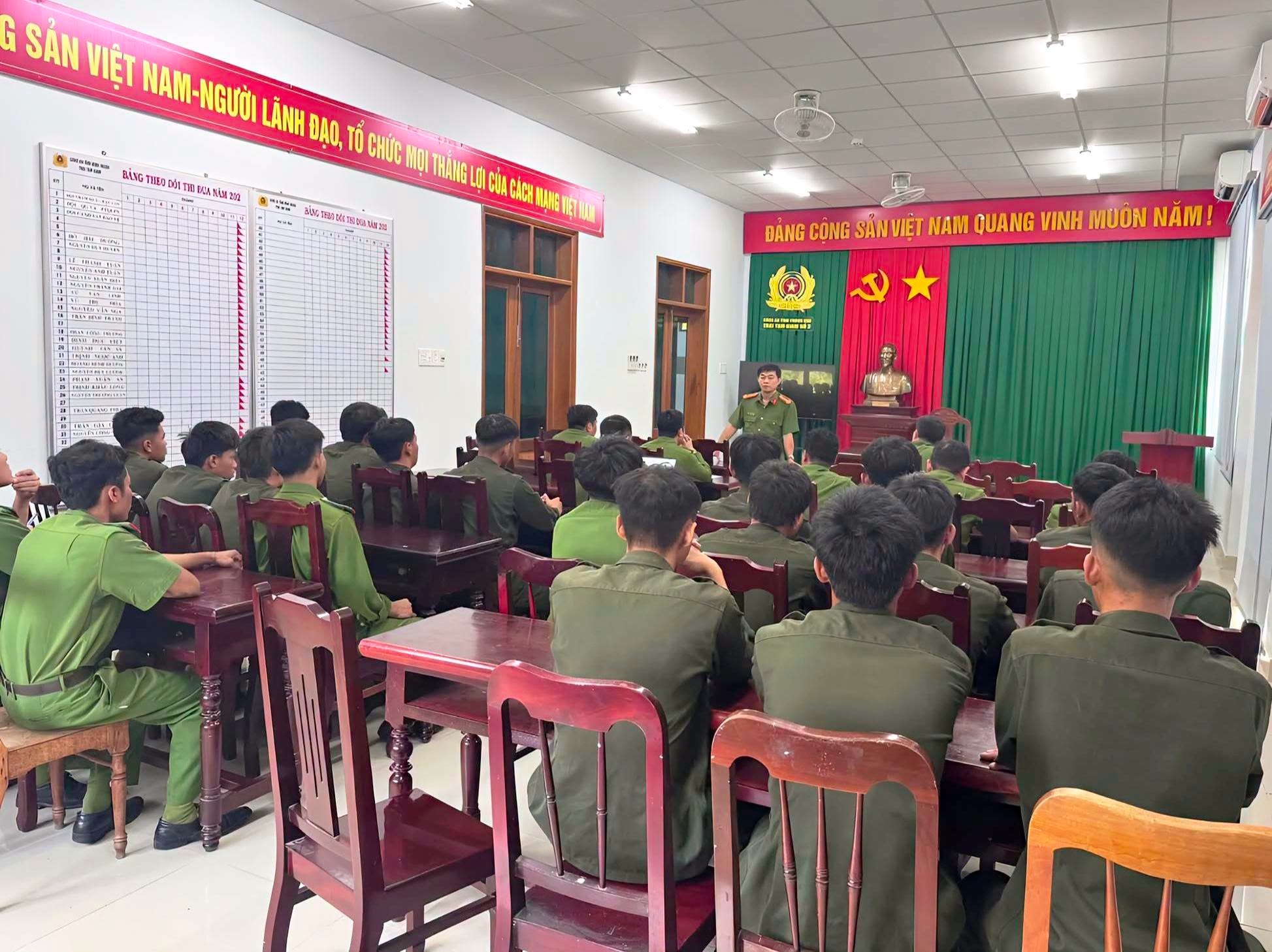 Công tác tiếp nhận chiến sĩ nghĩa vụ tham gia Công an nhân dân tại Trại tạm giam số 2 – Khởi đầu hành trình cống hiến