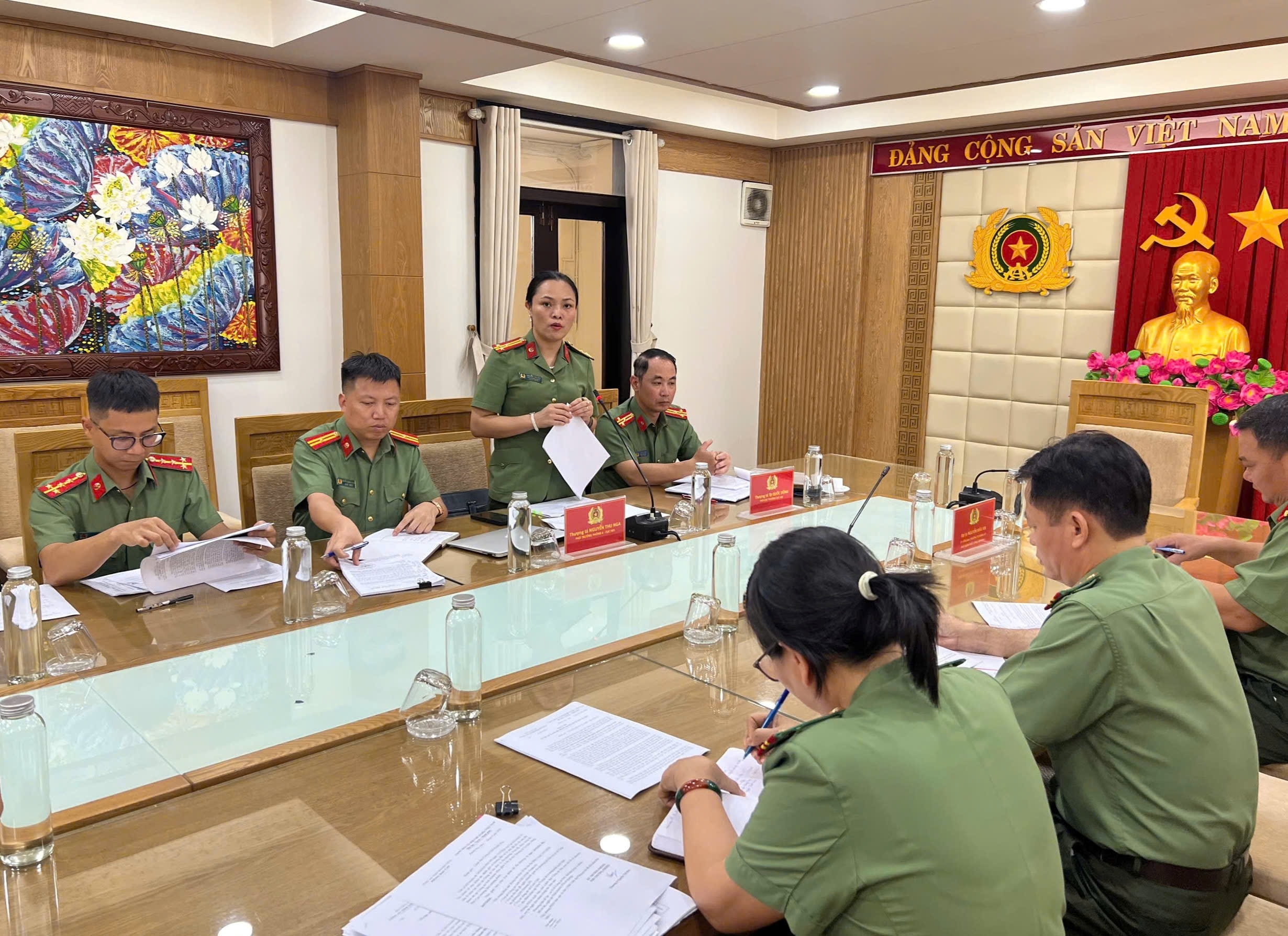 Đoàn công tác của Cục Kế hoạch Tài chính làm việc với Công an tỉnh Khánh Hòa về khảo sát, đánh giá và hướng dẫn xử lý nhà, đất dôi dư sau sắp xếp tổ chức bộ máy
